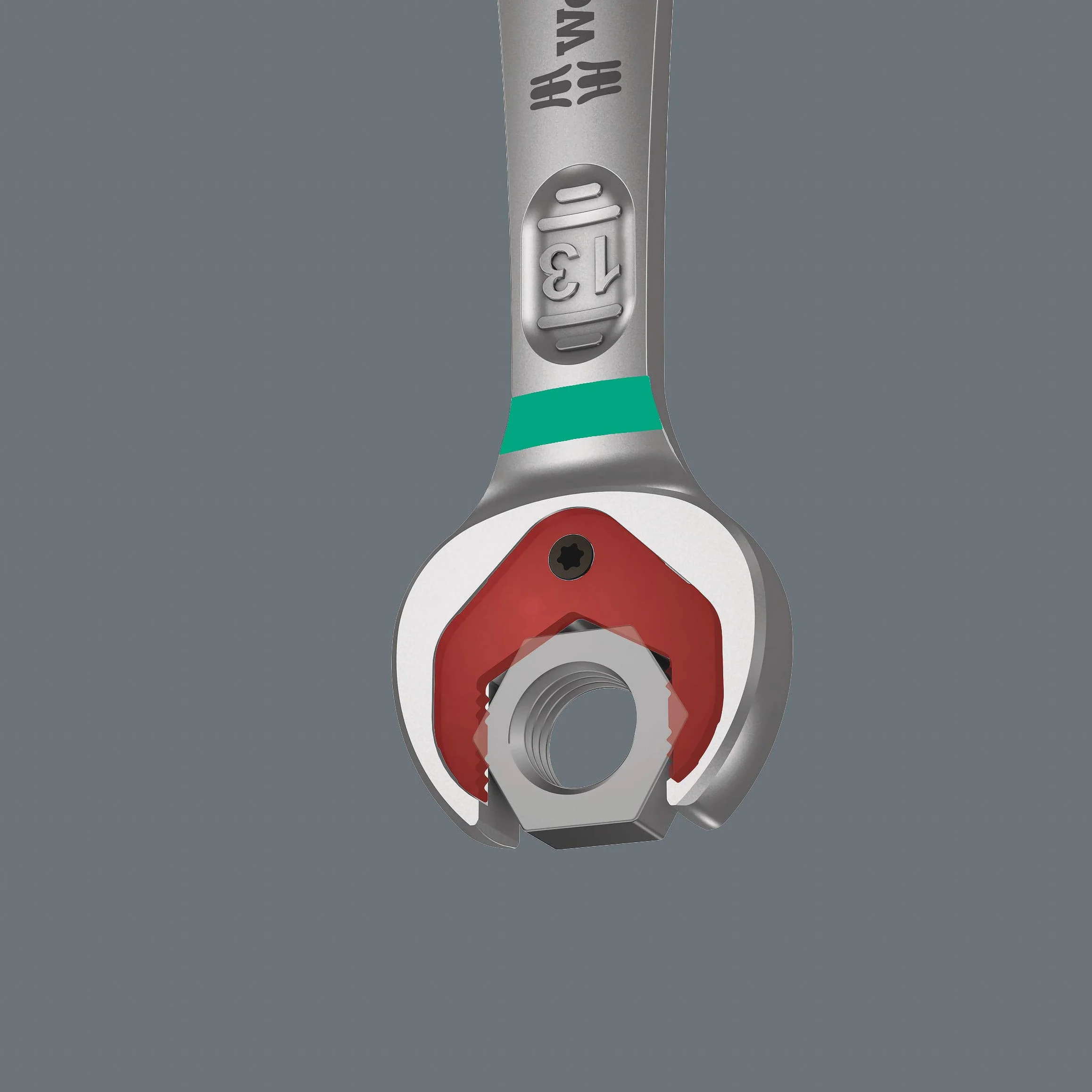 Wera 05020022001 6000/6002 Joker 6 Set 1, Kit con chiavi a forchetta doppia e combinate a cricchetto, metrico, 6 pezzi