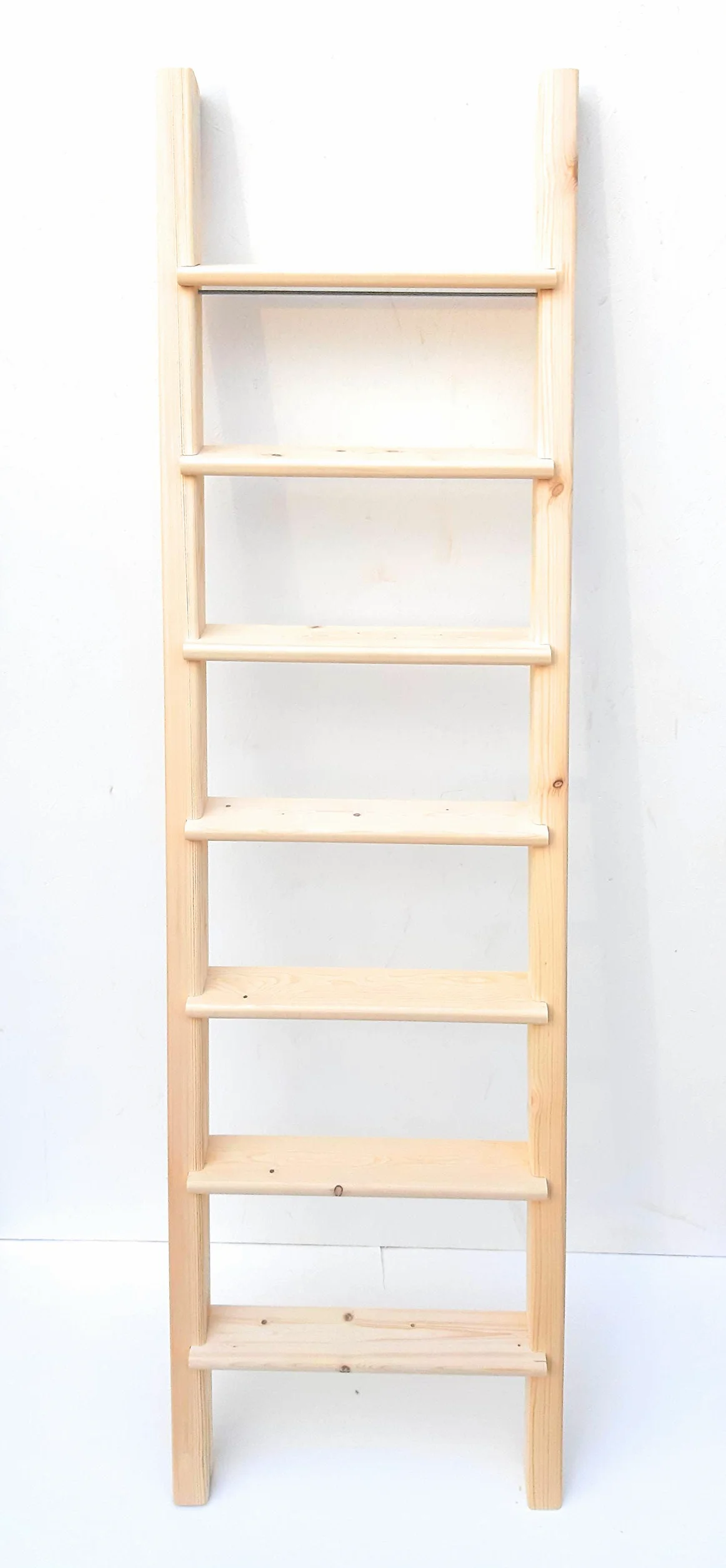 Scala scaletta per soppalco,letto a castello in legno naturale (Altezza cm 150)