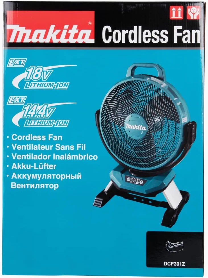 Makita DCF301Z - Ventola da 18 V, senza batteria, senza caricatore, colore: Blu