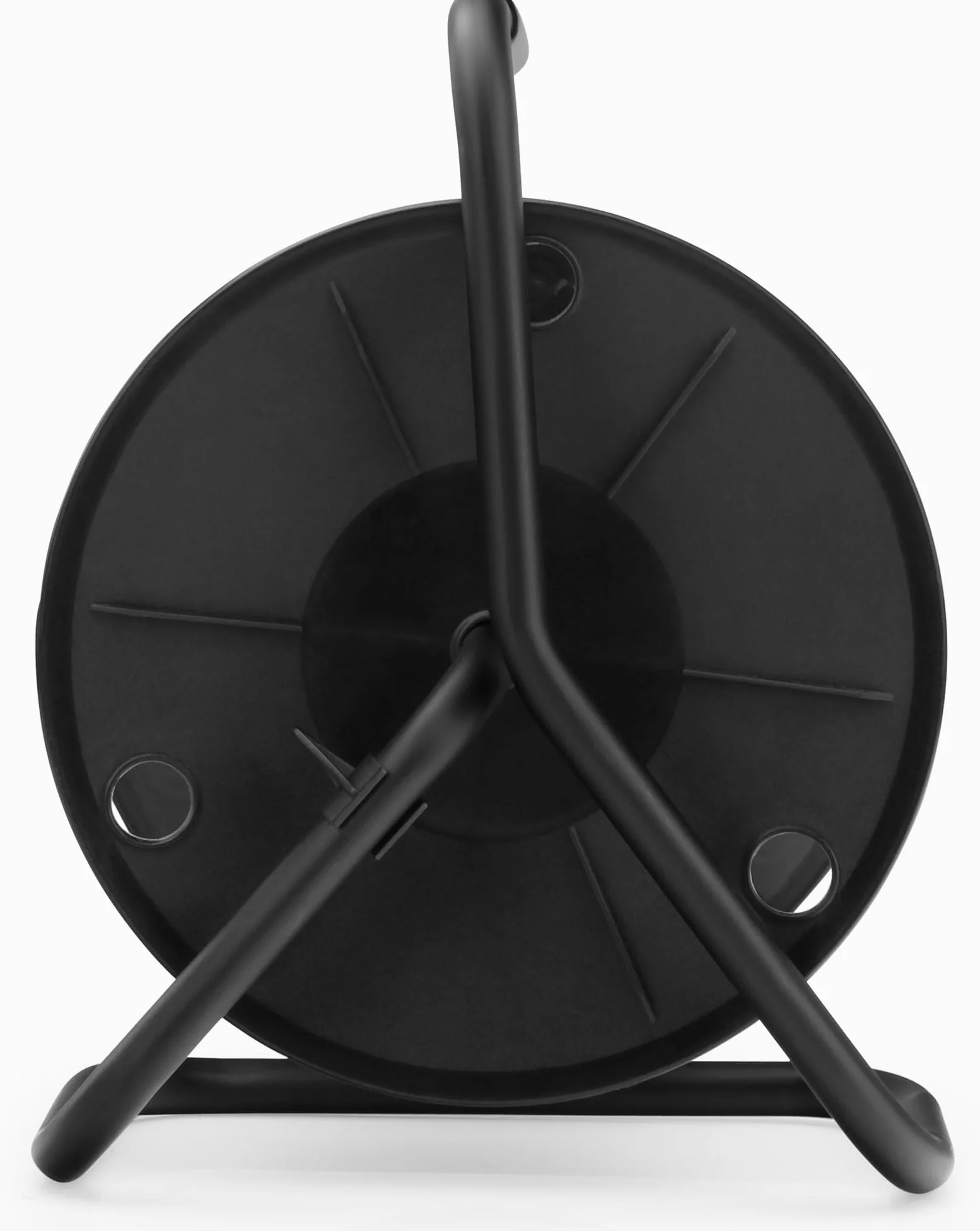 Pronomic KT-100 Bobina Porta Cavi Vuota - Avvolgitore versatile per cavi, fili, catene, corde, tubi ecc. - 11 cm diametro interno, 27 cm diametro esterno, 10 cm larghezza - Nero