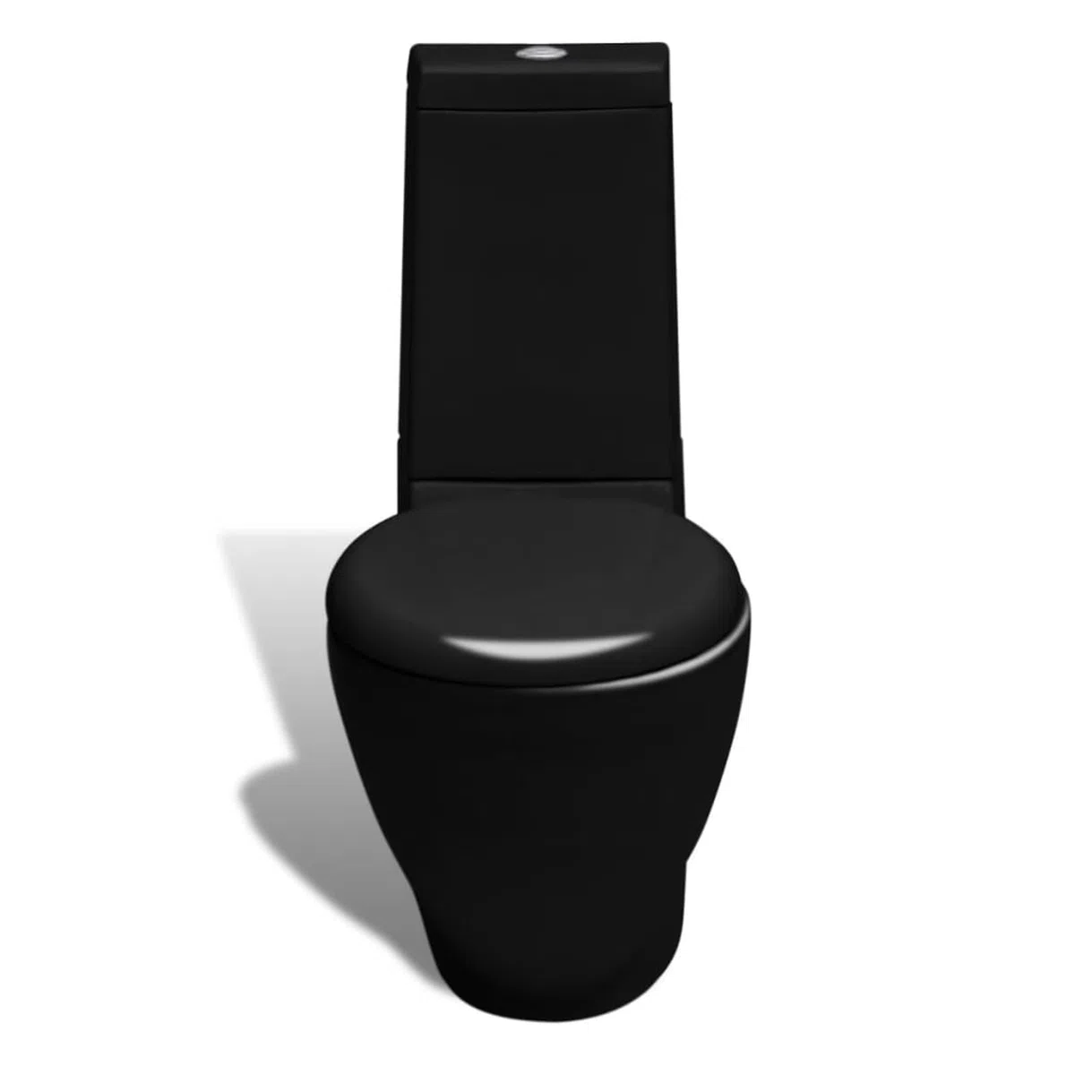 ARKEM Sanitari Filomuro Vaso WC E Bidet in Ceramica Filo Muro Filo Parete Design Moderno con Copriwater Chiusura Soft Close Chiusura Rallentata,Set di Bidet e Toilette da Pavimento in Ceramica Nera