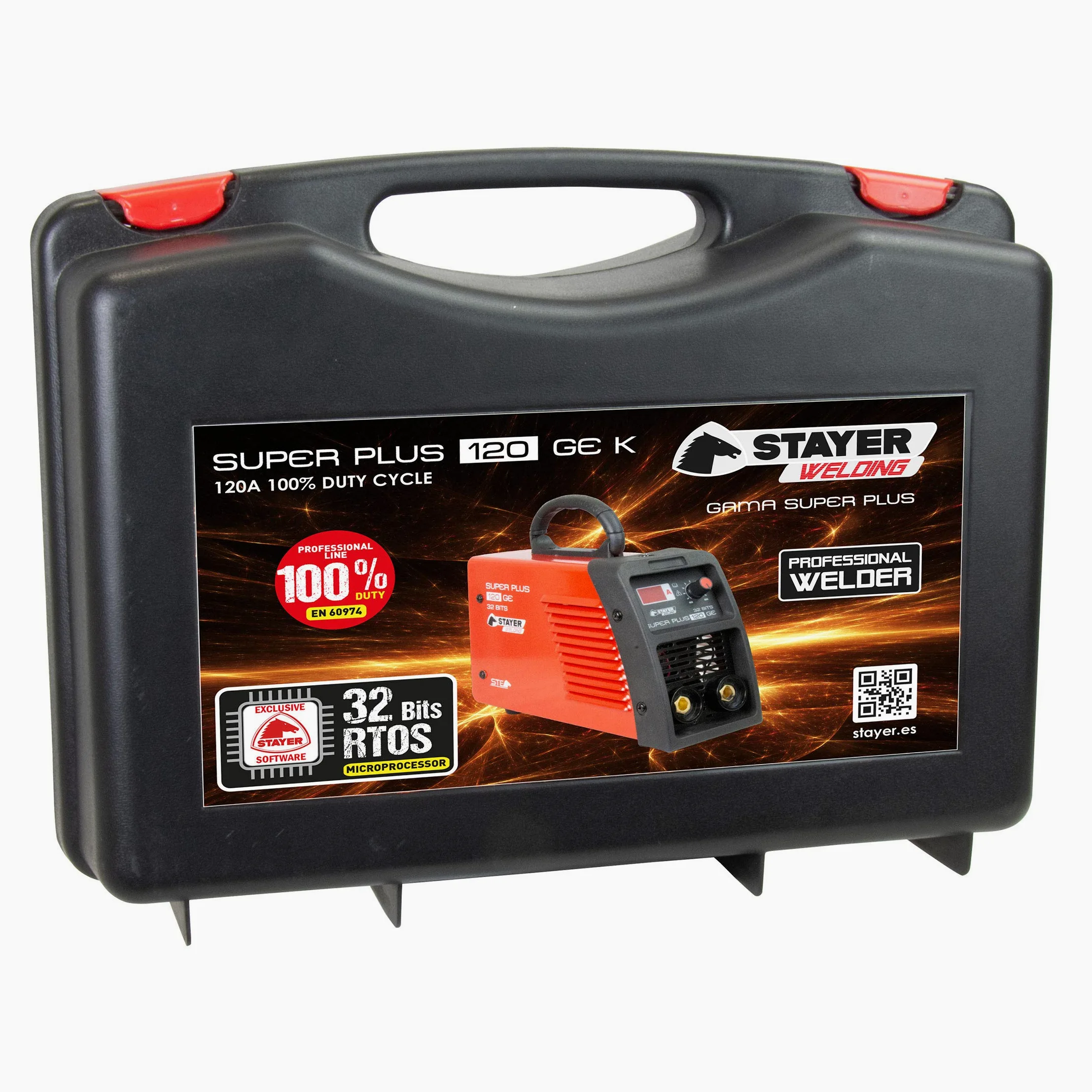 Equipo de soldadura inverter, SUPER PLUS 120 GEK