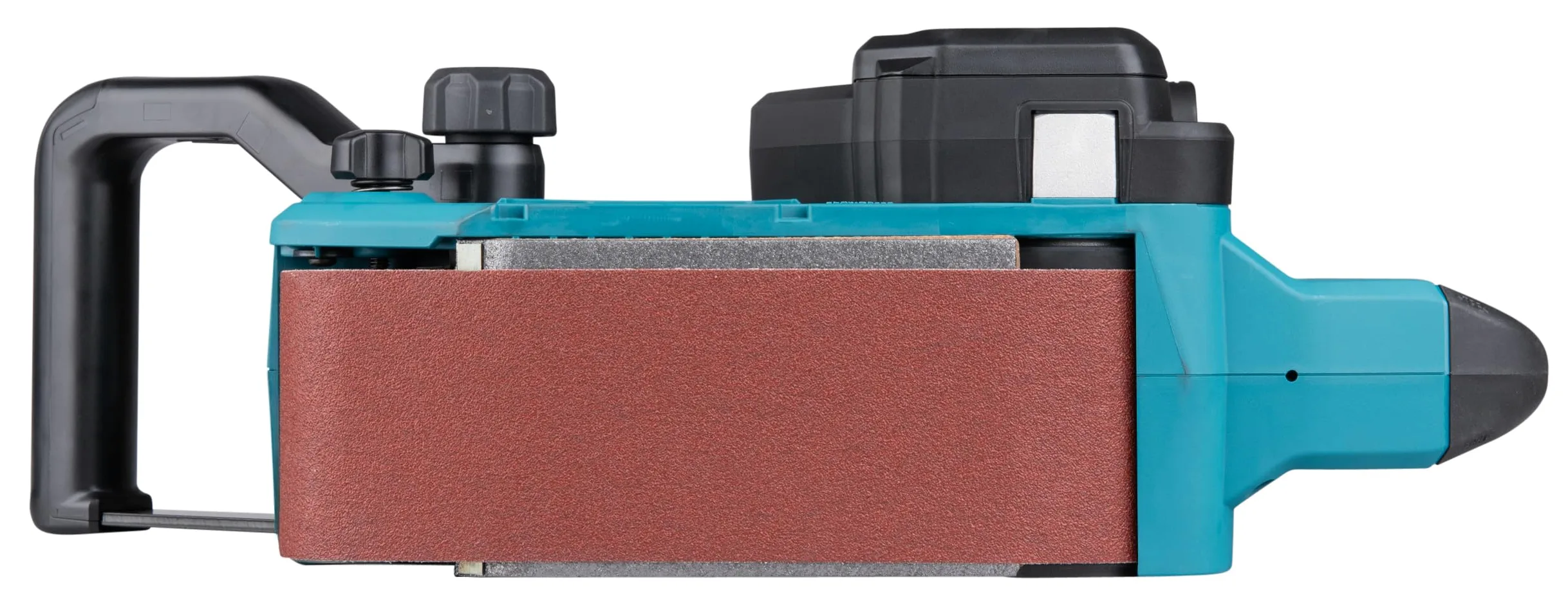 Makita BS001GZ - Smerigliatrice a nastro, 40 V max, larghezza di banda 76 mm, senza batteria e caricatore