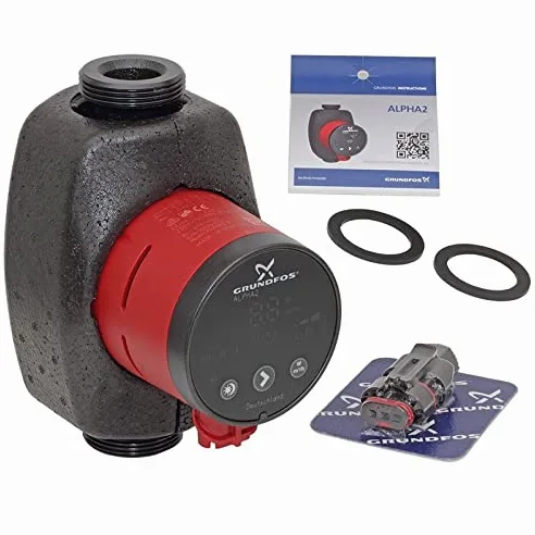 Grundfos Pompa di circolazione ad alta efficienza Alpha2 25-60 N 180 mm