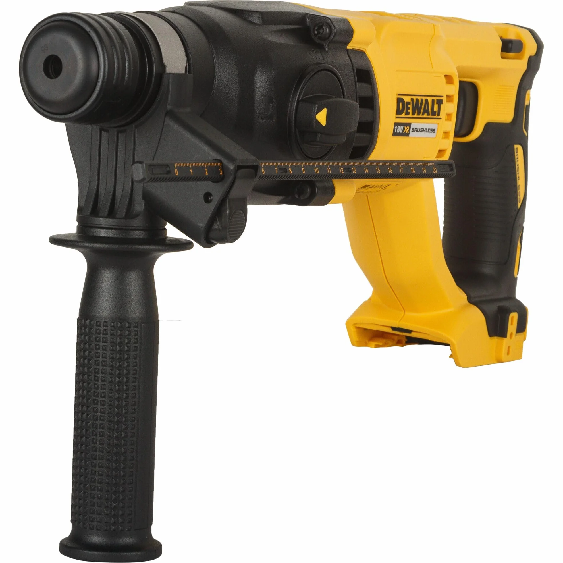 DeWalt Martello Elettropneumatico Brushless XR 18V ​​SDS-Plus 2.6J senza caricabatteria/batteria con custodia TSTAK, Multicolore
