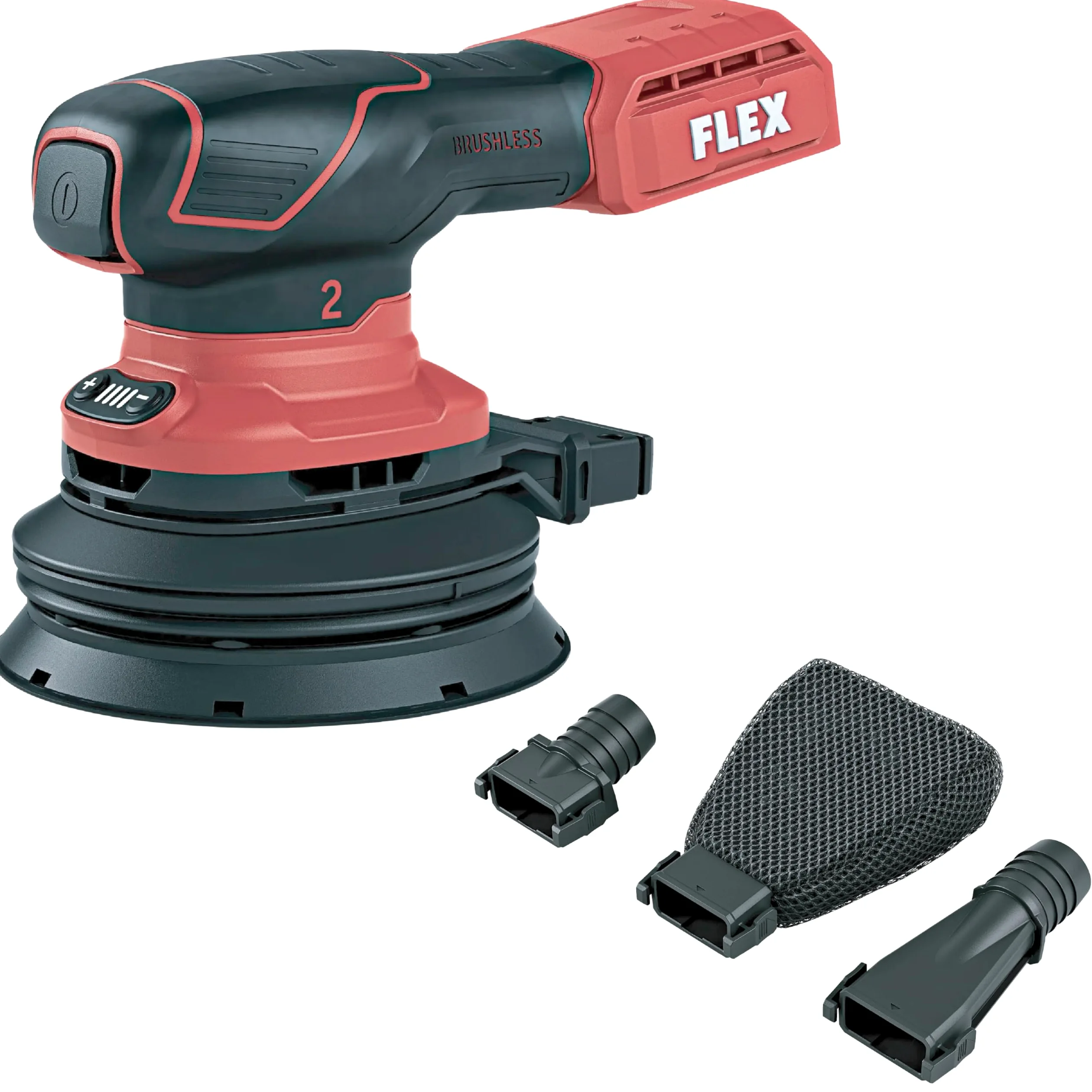 Flex Levigatrice orbitale a batteria ORE 2-125 18-EC (senza batteria, piatto abrasivo ø 125 mm, Multisandro con regolazione della velocità 18 V) 532081