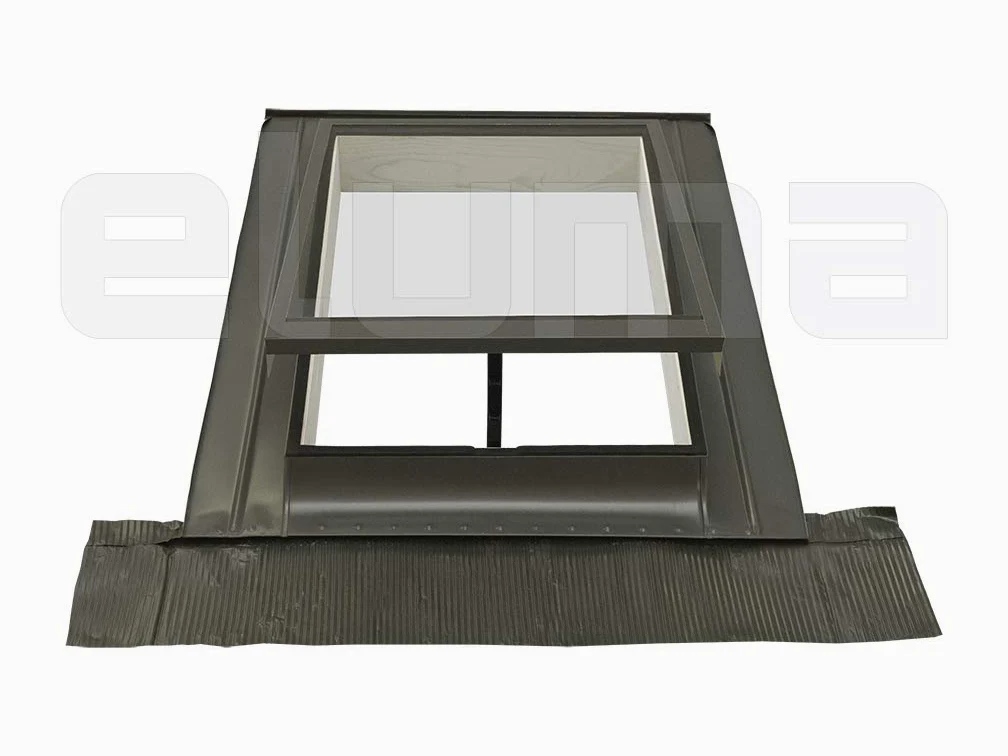 Lucernario - Finestra per tetto "BASIC VASISTAS" Vetro singolo Temperato 4 mm/Finestra per uscita sul tetto/Made in Italy (48x72 Base x Altezza)