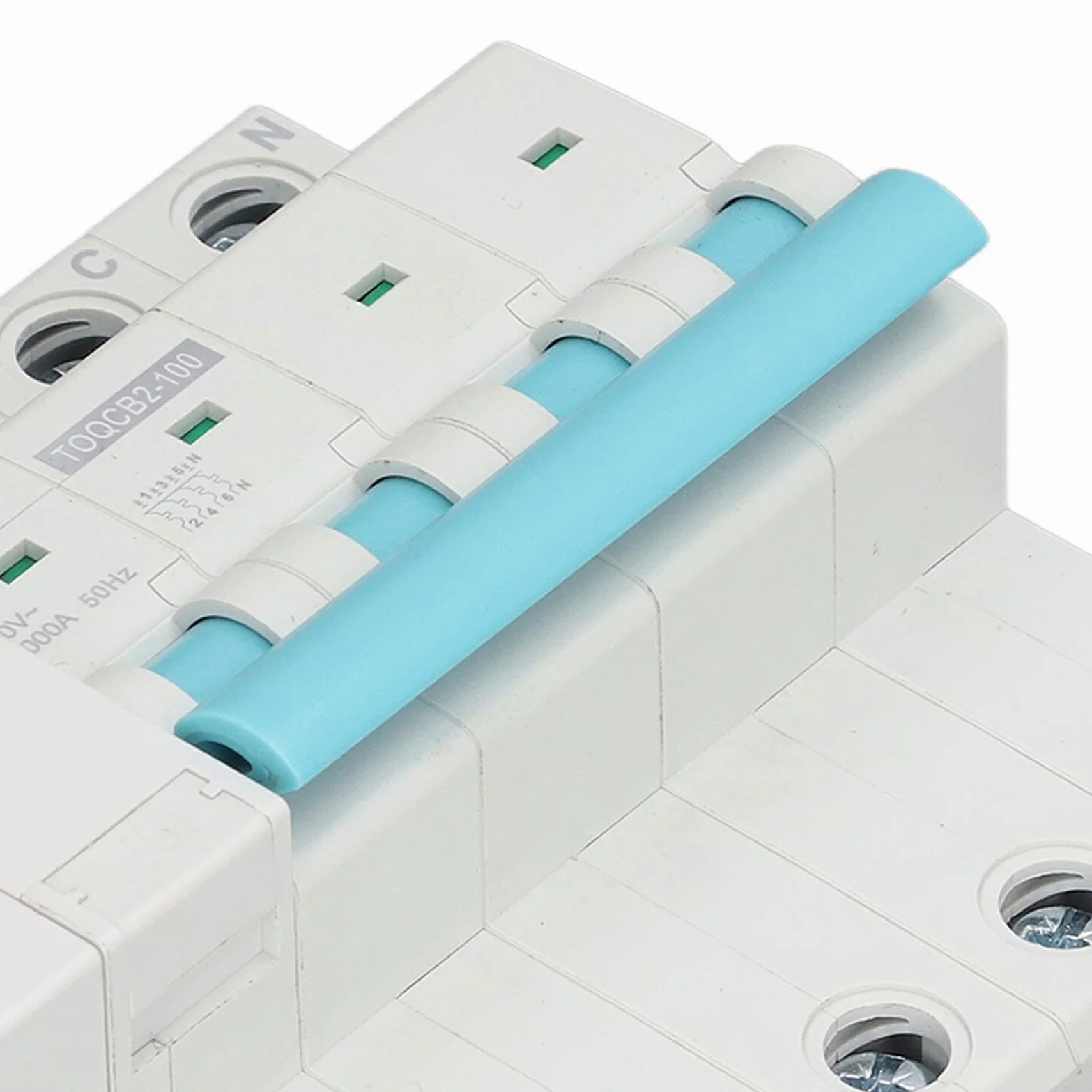 Smart WiFi Wireless Circuit Breaker DIN Rail Elettricità Monitor Interruttore per Elettrodomestici 4P 145 a 295V 63A