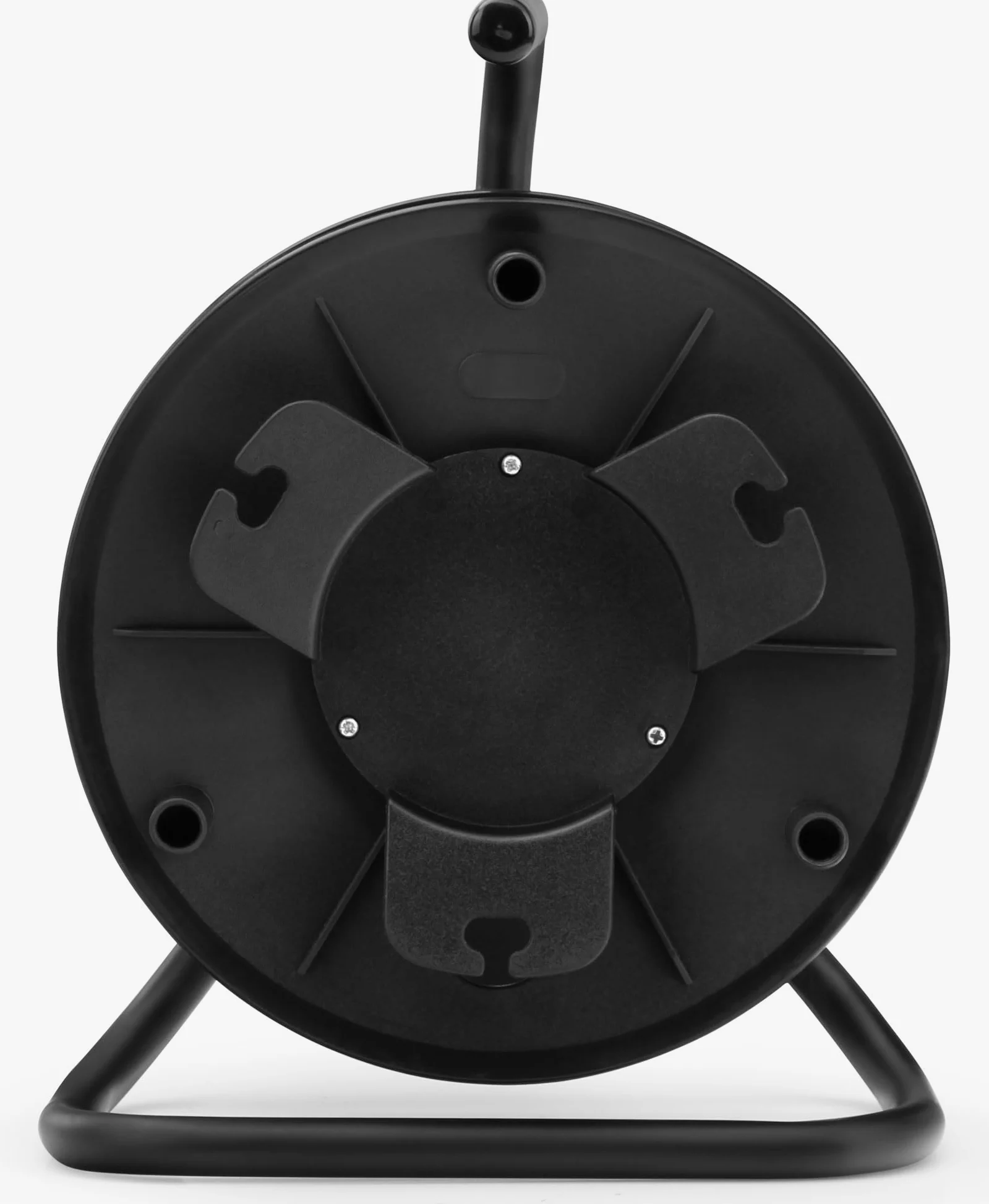 Pronomic KT-100 Bobina Porta Cavi Vuota - Avvolgitore versatile per cavi, fili, catene, corde, tubi ecc. - 11 cm diametro interno, 27 cm diametro esterno, 10 cm larghezza - Nero