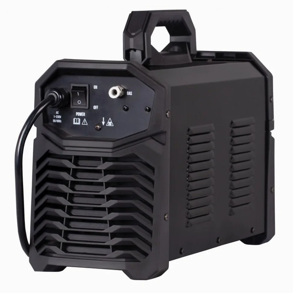 Spartus EasyCUT 40s Compressor - Taglierina al plasma inverter con compressore integrato e accensione pilota per un taglio preciso di metallo fino a 20 mm - 40 A potenza, 230 V