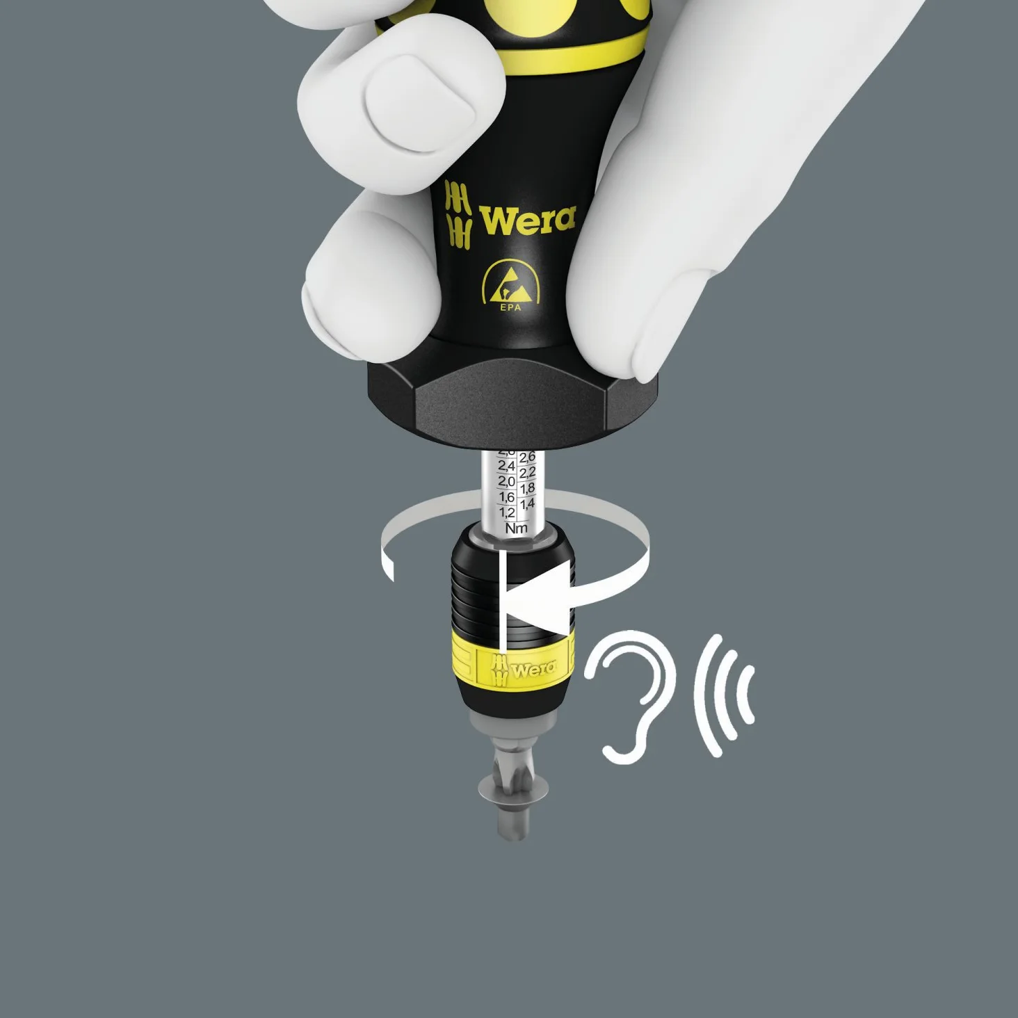 Wera, 7440 ESD 0,3-1,2 Nm
