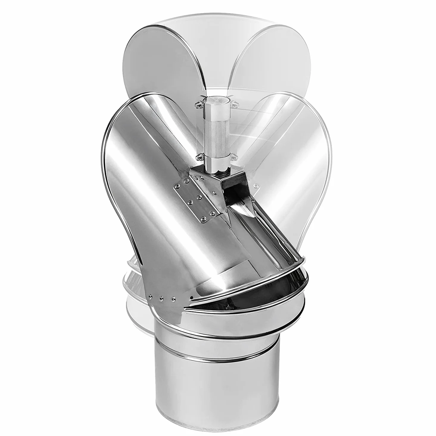 STERR CWL220 - Copertura per camino in acciaio INOX con cuscinetto esterno, 220 mm