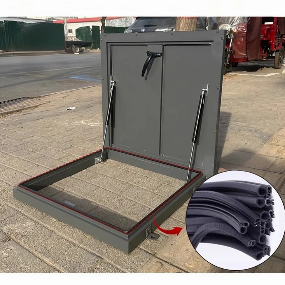 Botola Di Accesso Al Tetto In Acciaio, Cortile Ingresso A Soffitto Copertura Antipioggia Porta Di Sicurezza Zincata, Tetto Esterno Botola Di Manutenzione(75x95cm)