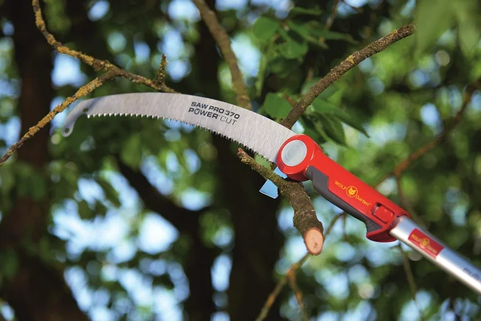 Wolf-Garten 71ACA003650 Power Cut Saw Pro 370 Segaccio Professionale Multi-Star, Rosso/Argento