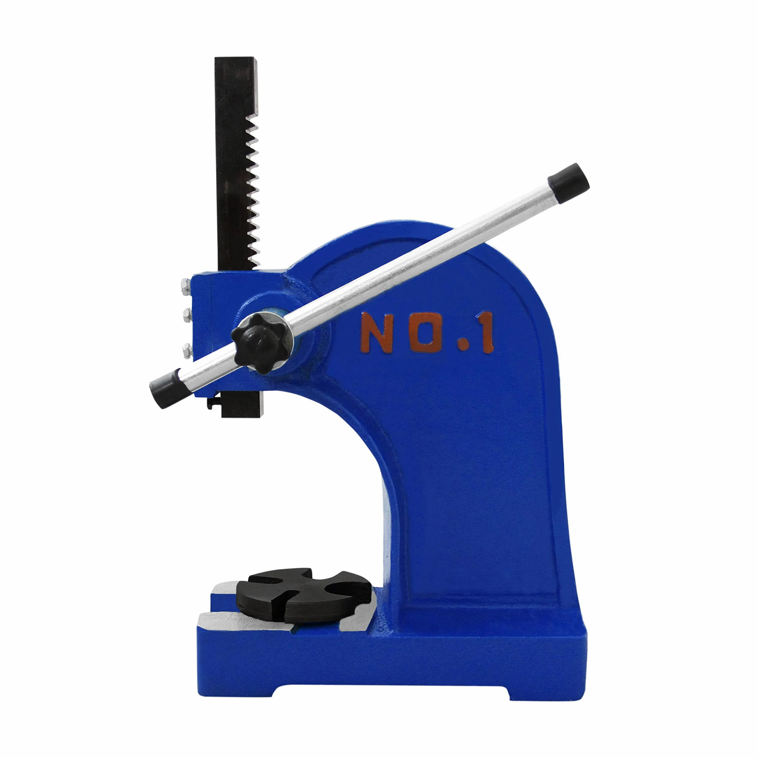 T-Mech - Pressa a Cremagliera Manuale Punzonatrice per Cuscinetti a Leva Potente Spinta 1 Tonnellata Robusta Officina Cuscinetti Leva Punzone Potente Spinta 1Tonnellata 1000KG 2 Punzoni Gratis