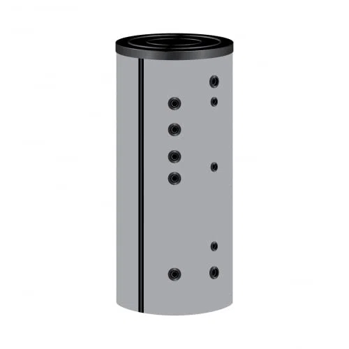 Serbatoio per acqua calda a energia solare, 200 litri, SO-200 litri, 2 scambiatori di calore
