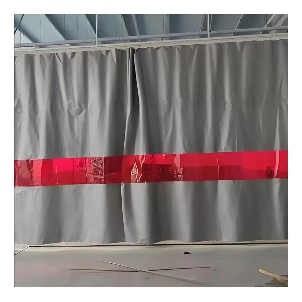 Rygcrud Tende per saldatura, coperta ignifuga con finestra ispezione rossa