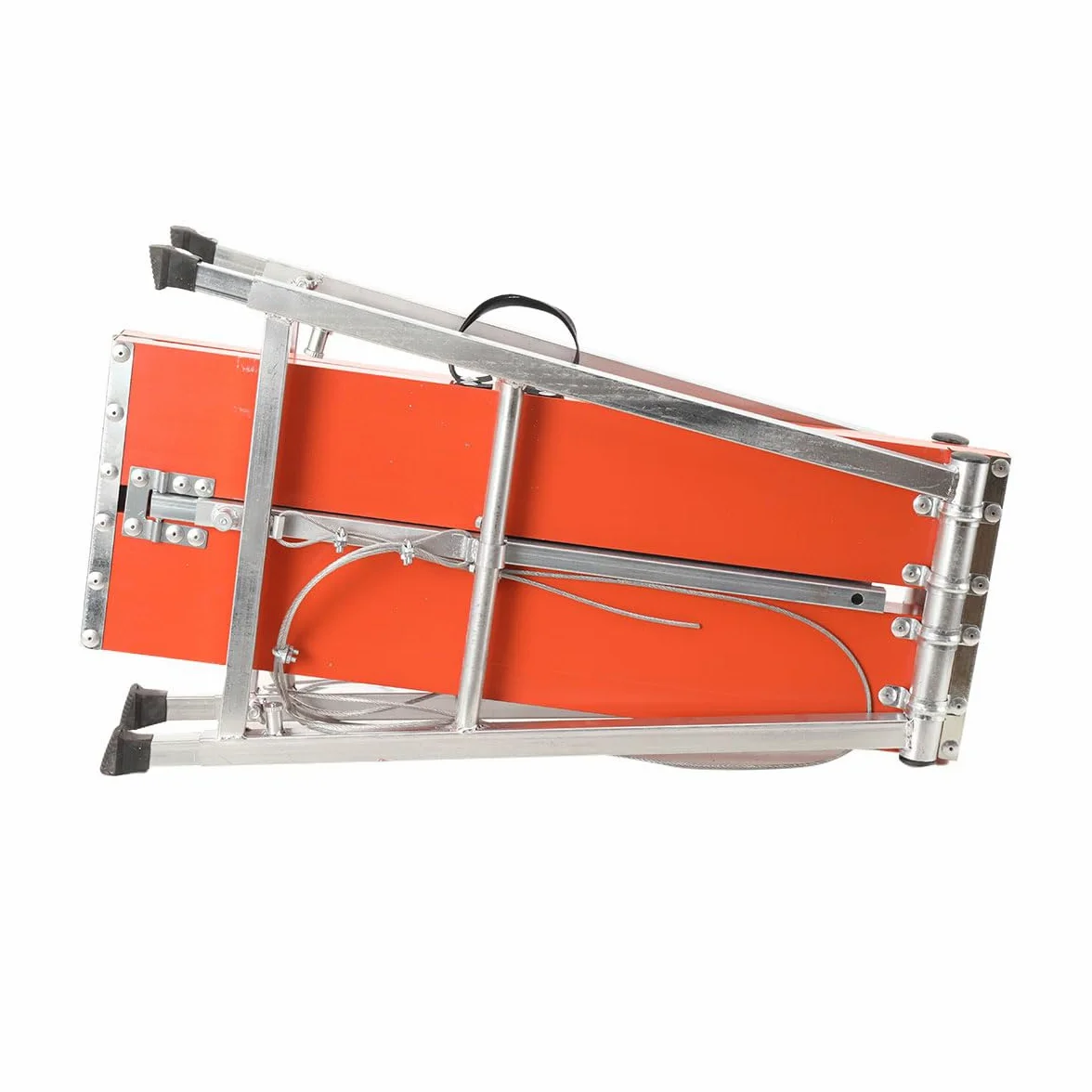 Piattaforma di Sicurezza Pieghevole in Alluminio, Piattaforma da Lavoro Regolabile 70-120cm, Carico 300kg, Antiscivolo, Ideale per Impalcatura e Uso Domestico o Professionale