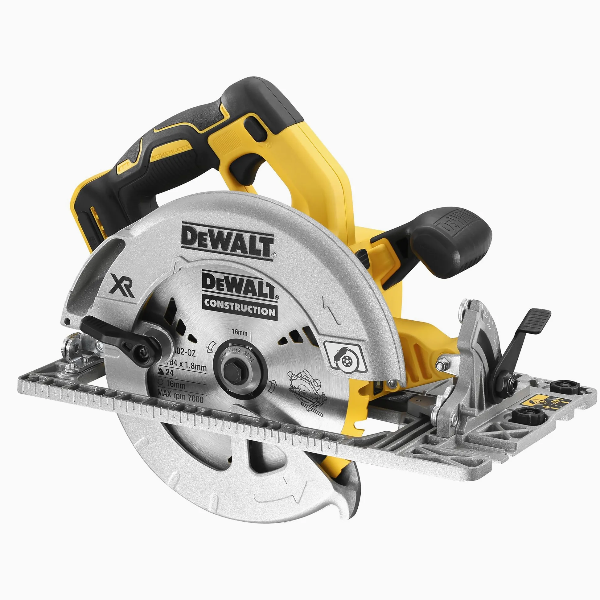 DEWALT Sega Circolare 18V motore BRUSHLESS, Solo corpo macchina, DCS572N-XJ