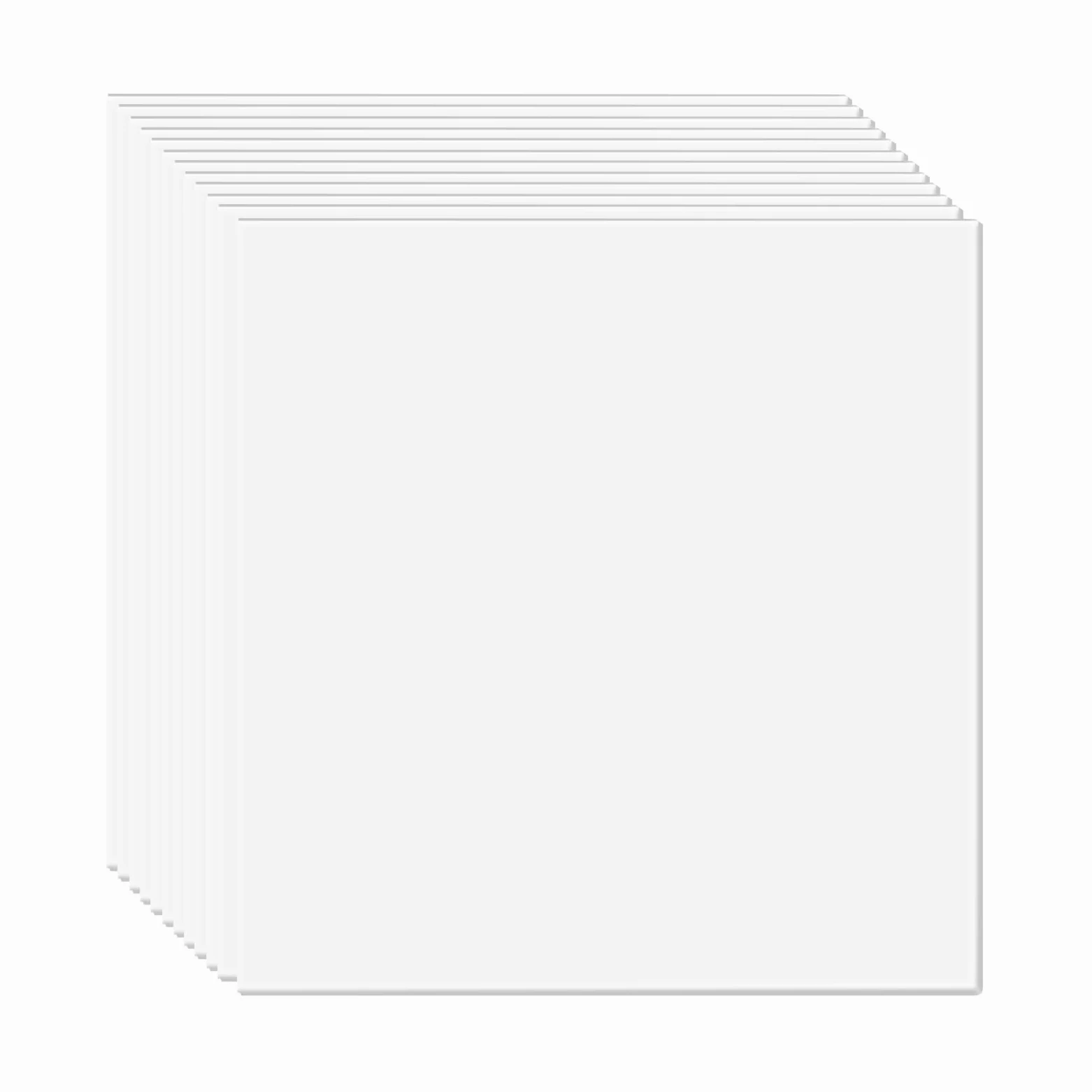 VEVOR Pannelli per Controsoffitto 603 x 603 mm Pannelli per Soffitto Confezione 12, Buona flessibilità, Facile Installazione, Rivestimento per Soffitto per Decorazione di Casa/Ufficio, Bianco Liscio
