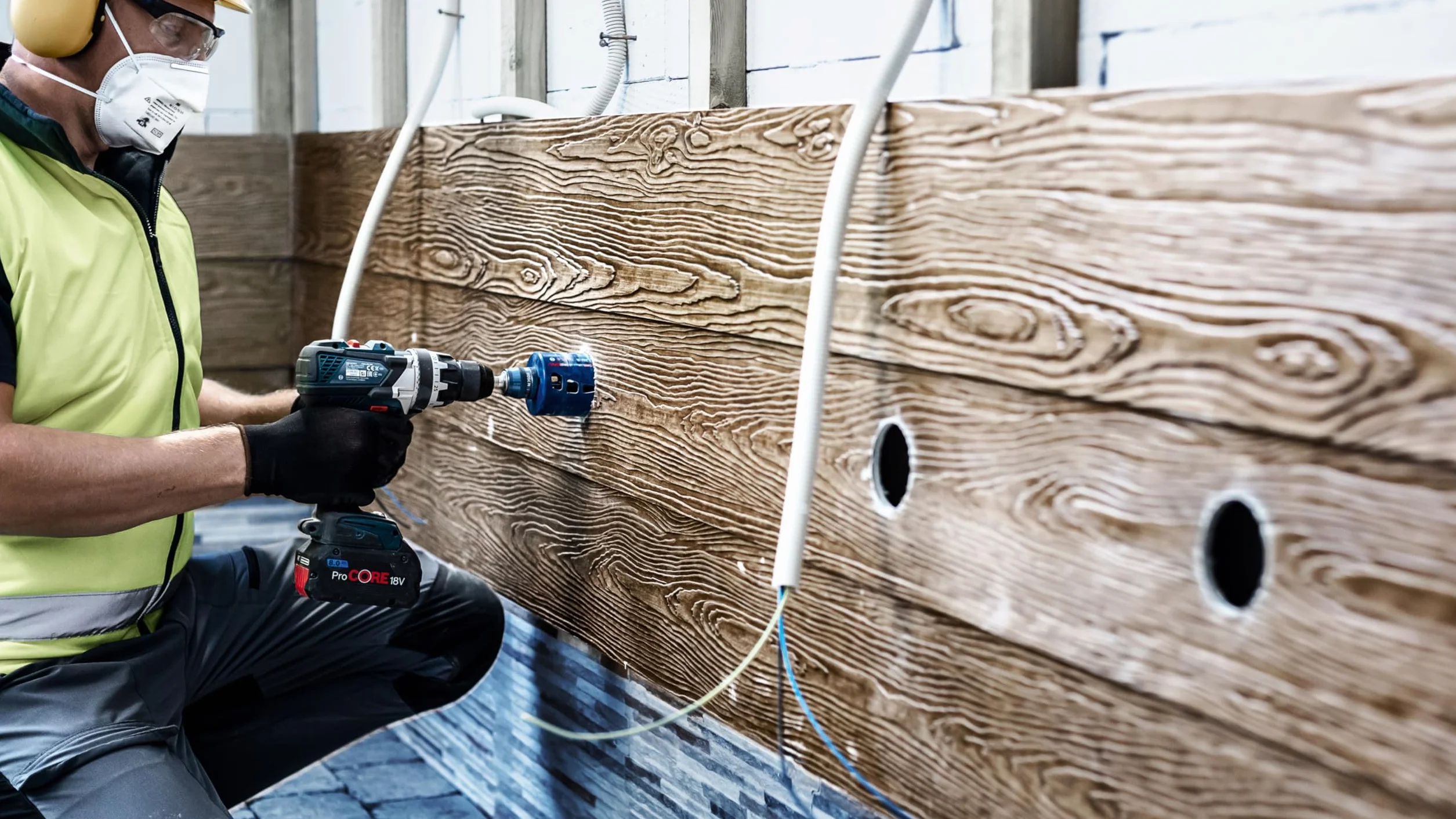 Bosch 1x Sega a tazza EXPERT Multi Material Power Change Plus (per Legno con metallo, Mattone, Ø 127 mm, Professional Accessorio Trapanoi)