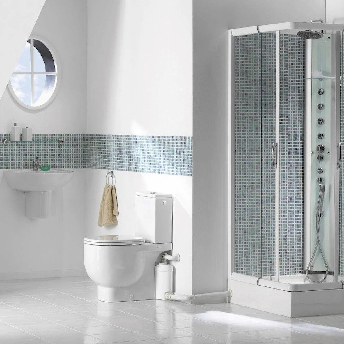 SANISLIM - Pompa trituratore per scarico bagno completo Code SSL