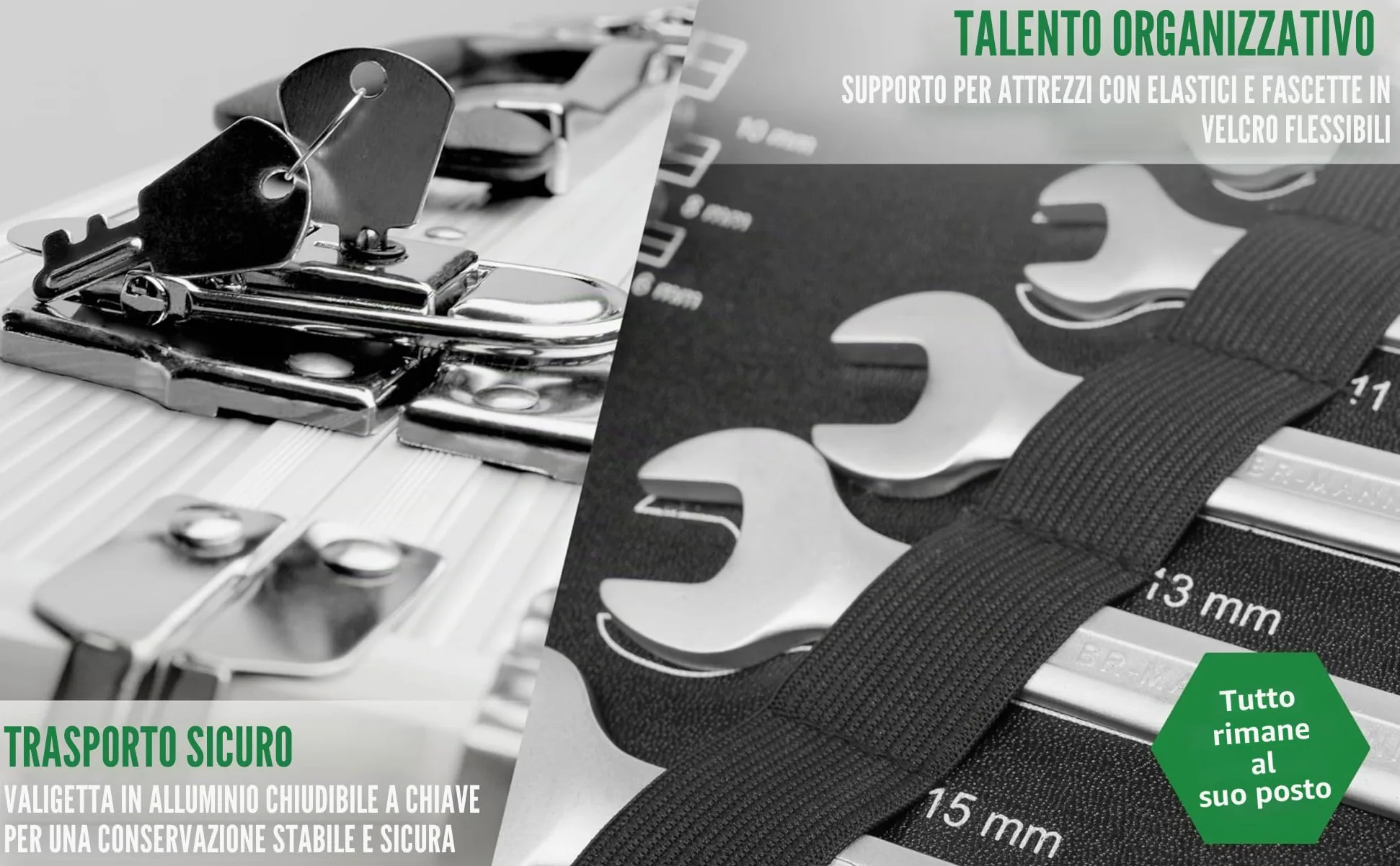 Mannesmann - M29075 - Maletín de herramientas de aluminio, equipado, 108 piezas