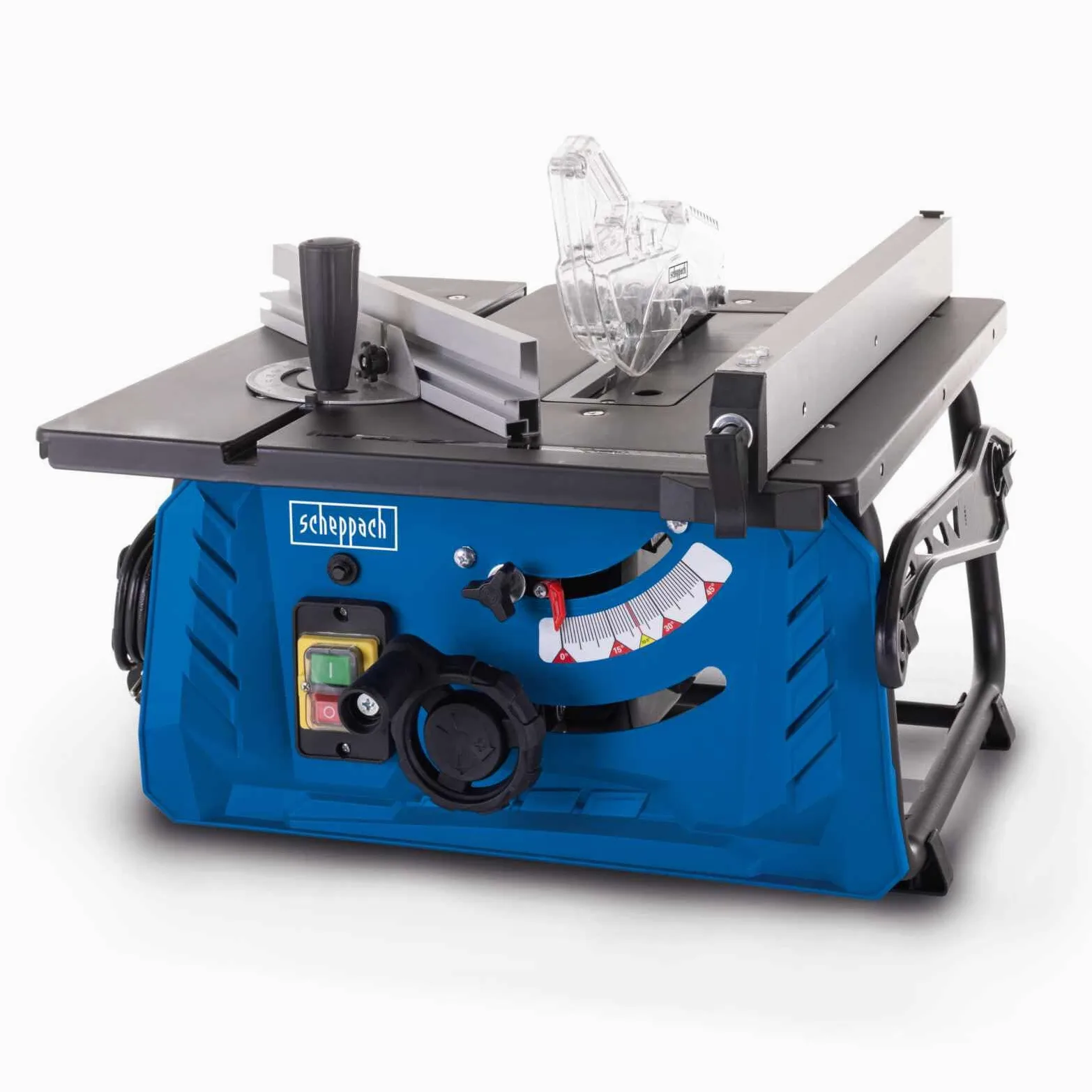 Scheppach HS210 - Sega circolare da tavolo, piccola sega circolare da tavolo, 1500 W, 230 V, diametro 210 mm, altezza massima di taglio 70 mm