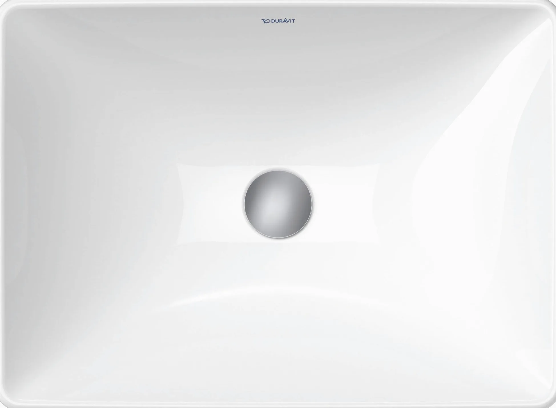 Duravit D-Neo lavabo encastré, 600x440mm, sans trou pour robinet, sans trop-plein, blanc brillant, poli, 0358600079, 0358600079