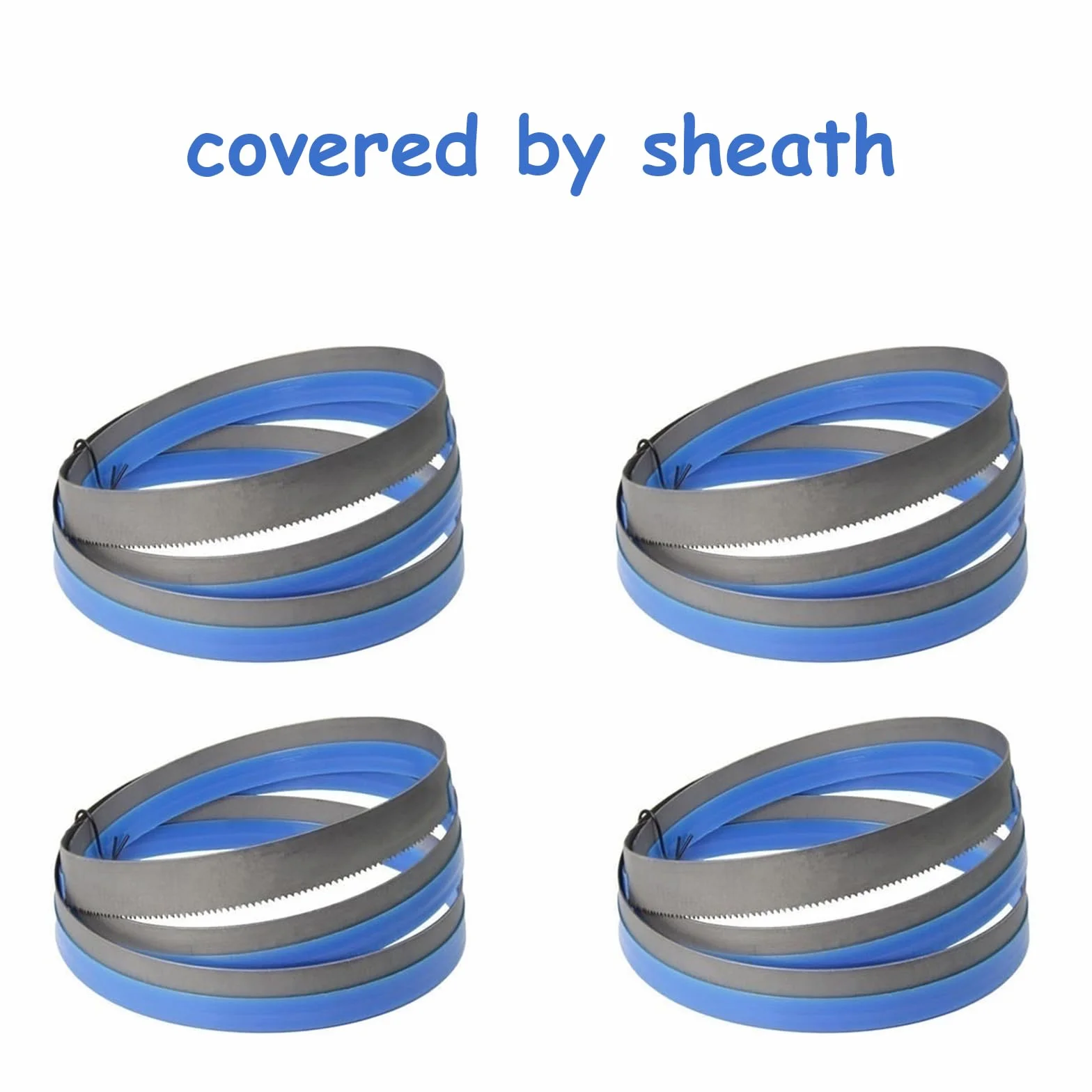 Set di 4 Lame per Sega a Nastro 1790 x 6 x 0,35 mm 6 dpp per Legno Plastica, Adatto per HBS 251 / HBS261