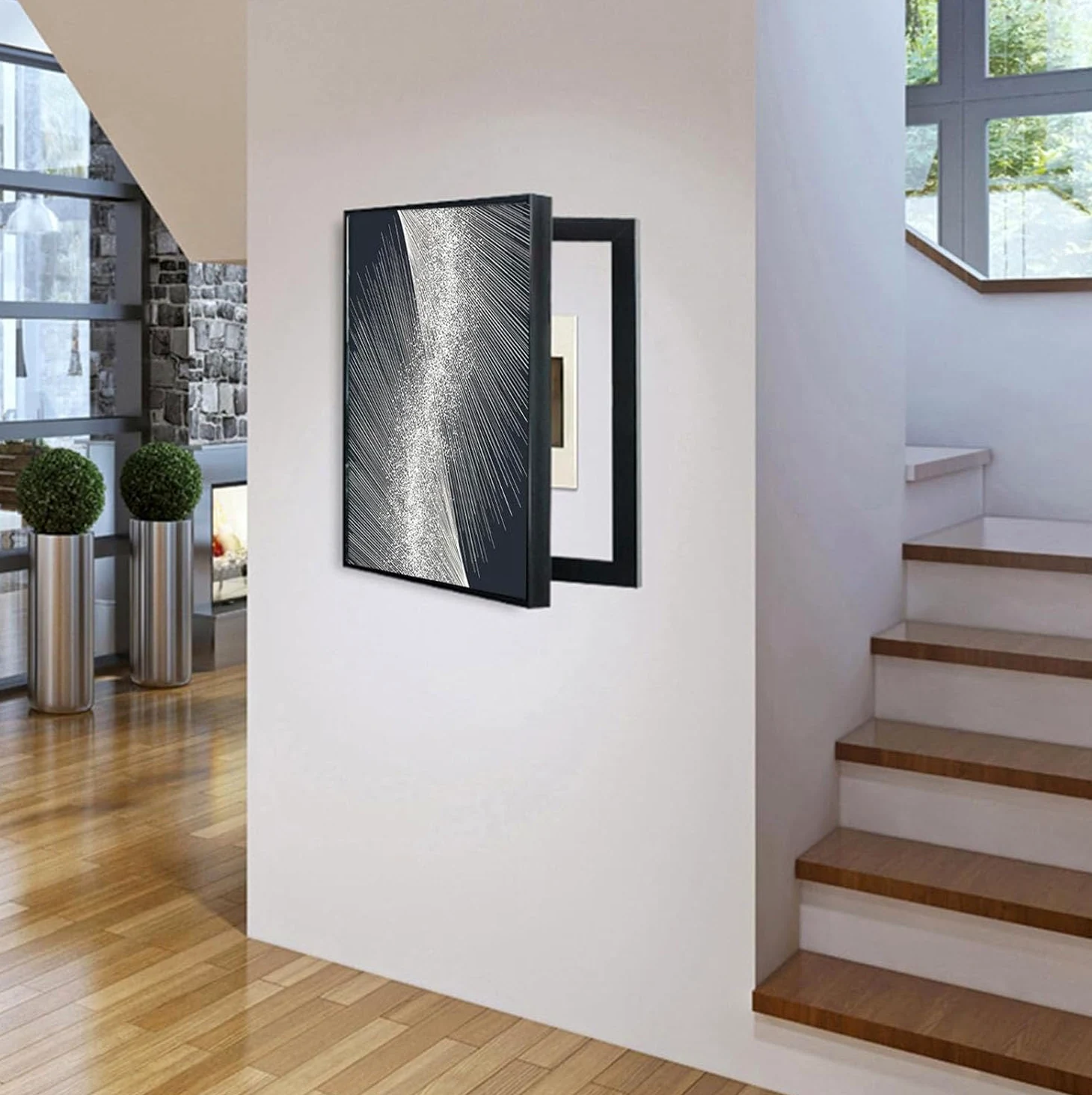 Copri Quadro Elettrico Copertura Decorativa Copertura Decorativa Moderna Scatola Quadro Copri Quadro Elettrico Coperchio Contatore Decorativo,09,40 * 50CM