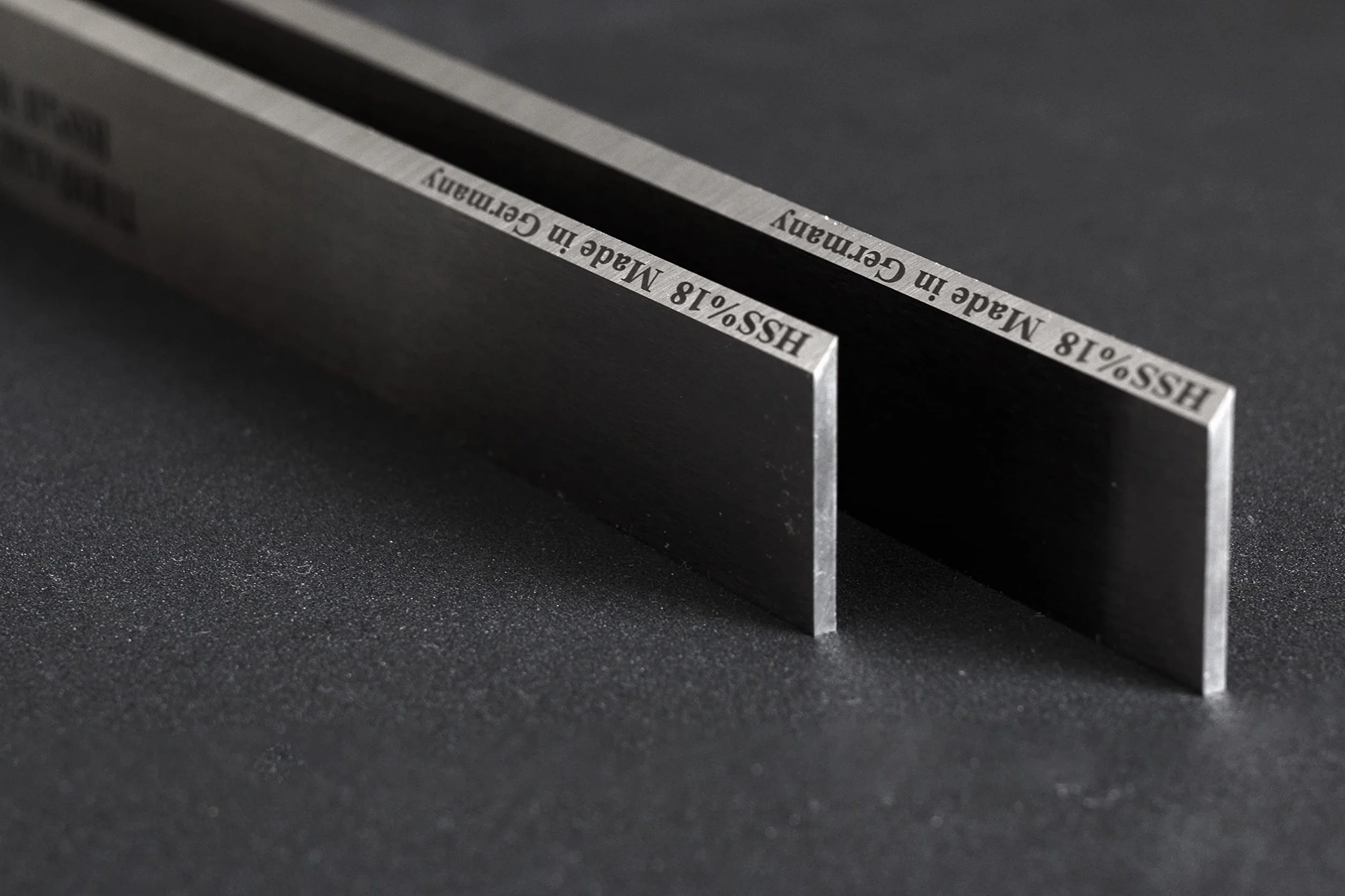 2 lame per pialla 500 x 30 x 3 HSS in tungsteno