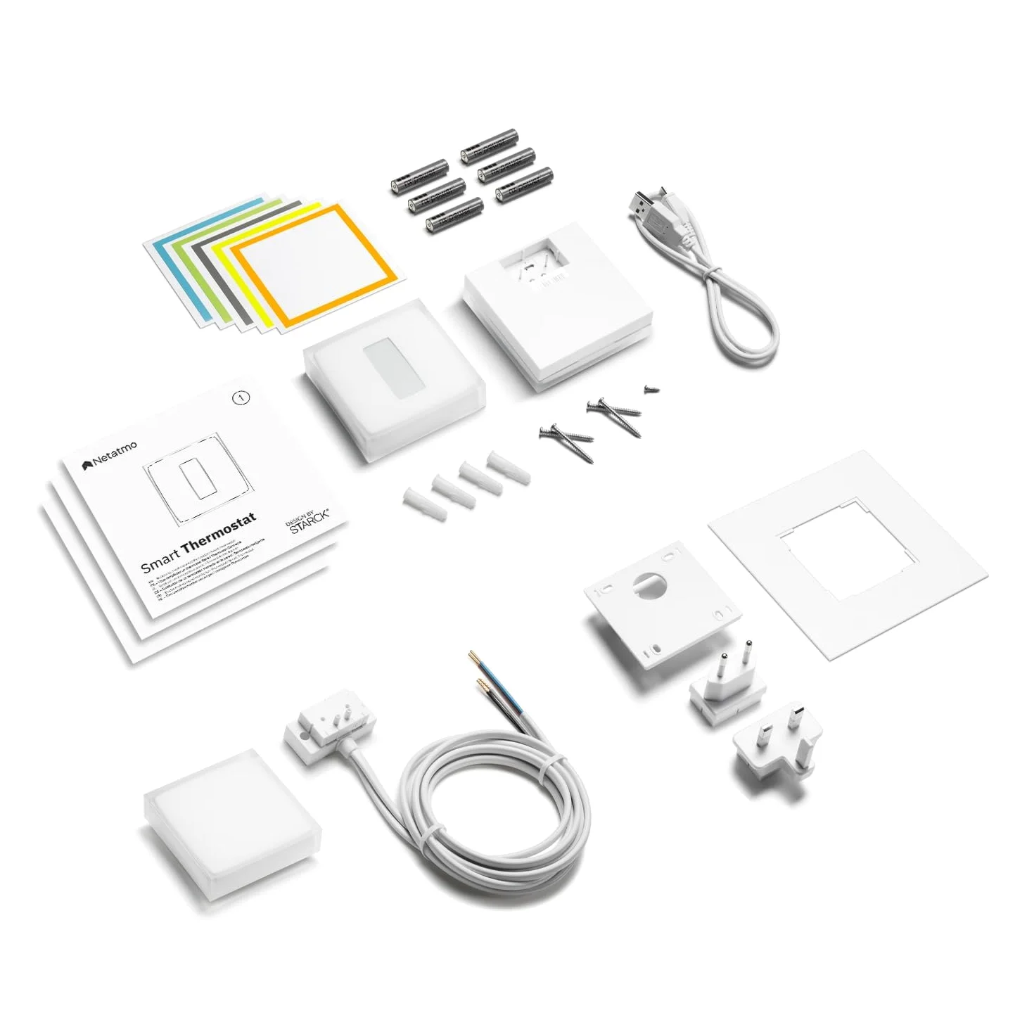 Netatmo Termostato Wifi Intelligente - Controlla il Riscaldamento da Remoto tramite App - Per caldaia individuale, NTH01-AMZ