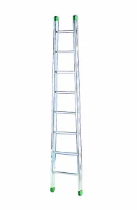 Svelt Scala Agricola Conica in Alluminio con Montanti Convergenti – 8 Pioli Antiscivolo – Per Raccolta Frutta e Potatura – Altezza 2,40 m