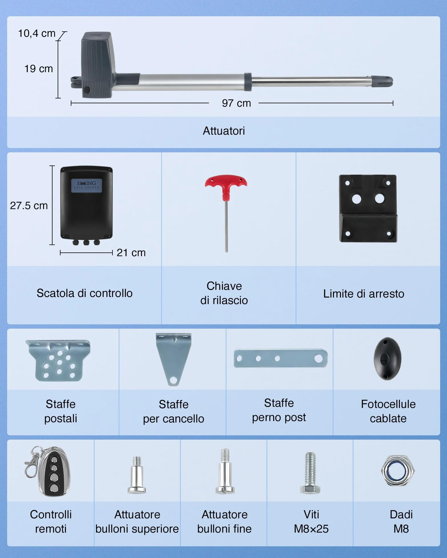 CO-Z Motore Cancello Battente 2 Ante Kit Automazione Cancello Battente con 2 Telecomandi per Porte Fino a 600kg 6m Cancello Automatico Battente con Sensori a Infrarossi Batteria Solare Compatibile