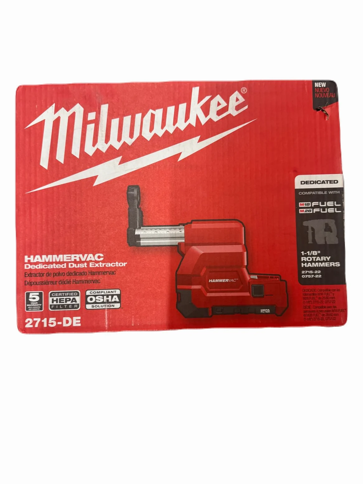 Milwaukee 2715-DE M18 'Hammervac Dedicated Dust Extractor