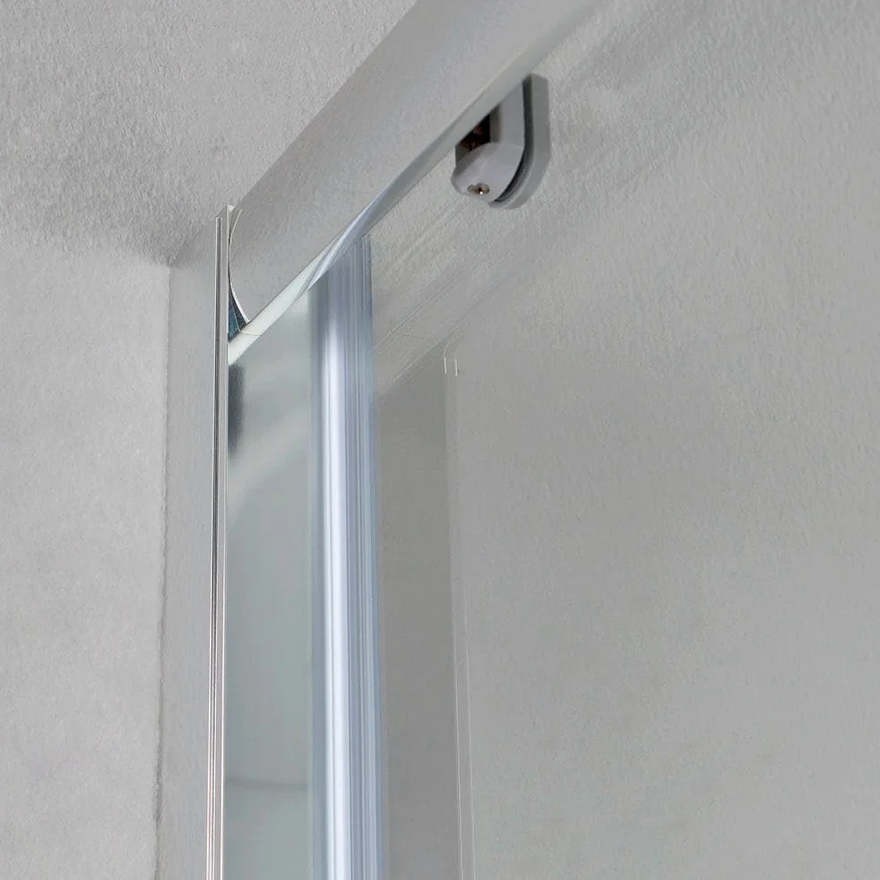 Kiamami Valentina - Porta Doccia Nicchia Scorrevole 110 Cm Cristallo Trasparente | New Giada