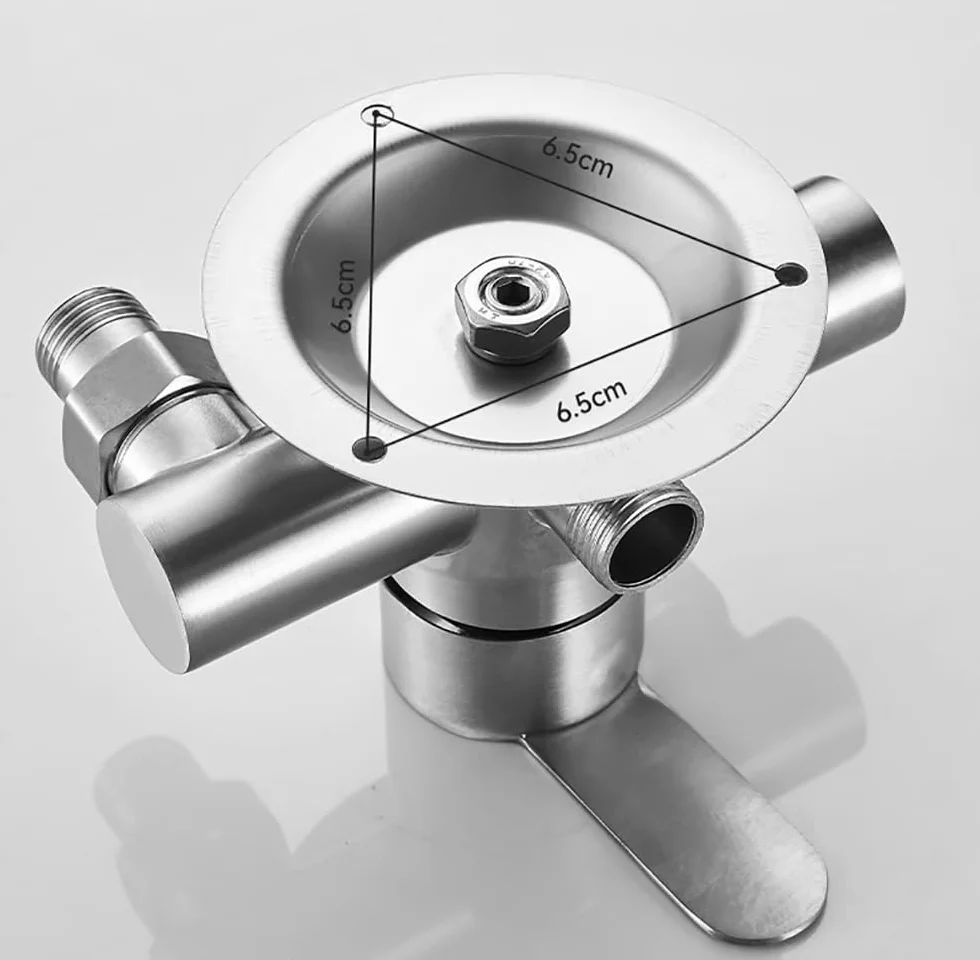 Miscelatore monocomando per doccia, miscelatore per doccia a parete, rubinetto doccia in acciaio inox, valvola di controllo dell'acqua fredda e calda