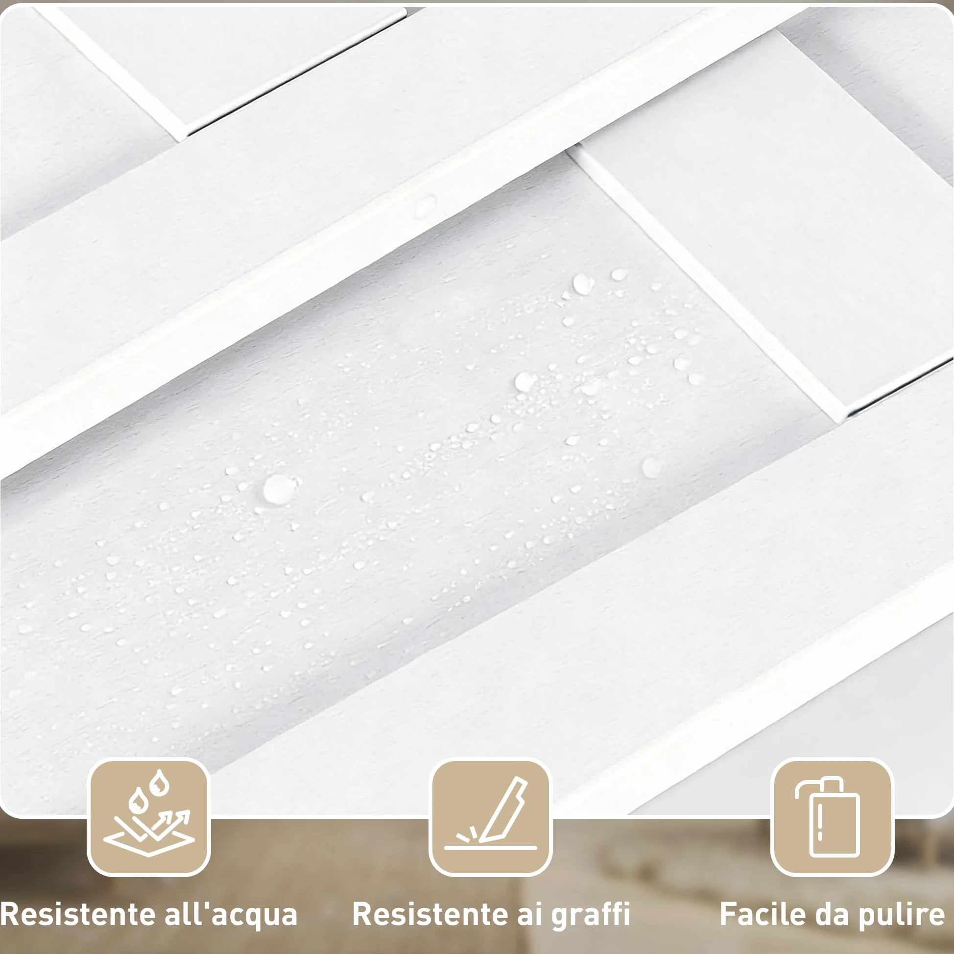 HOMCOM Porta Scorrevole Bi-fold Muro 71.2x213.4cm, Binario Silenzioso Acciaio, Maniglia, Guida, Ruote, Porta da Interno Stile Rustica, in MDF e Legno Pino, Impermeabile, per Cucina, Bagno