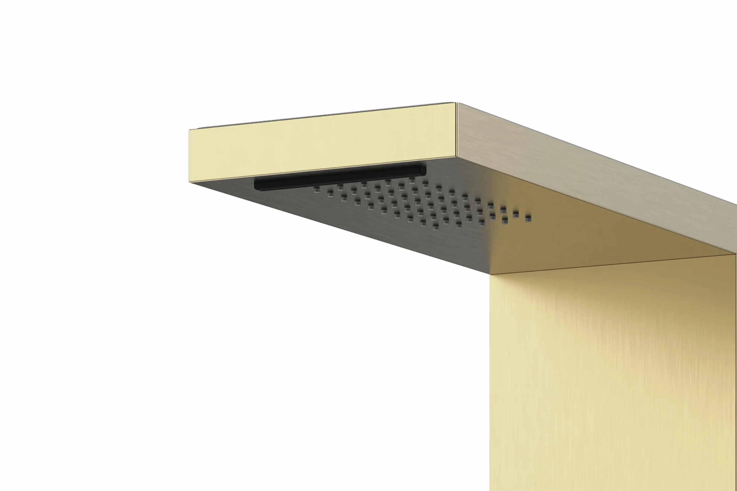 Marwell Essenza - Rubinetto per doccia, 125 x 20 cm, colore: oro