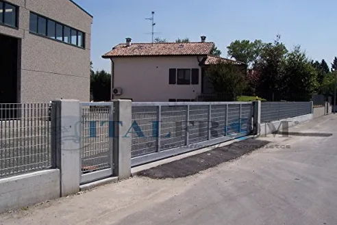 PANNELLO RECINZIONE CANCELLATA RINGHIERA PARAPETTO GRIGLIATO IN FERRO ZINCATO-MAGLIA:mm69X132 - MISURA:mm1992x 1195 h(3789)
