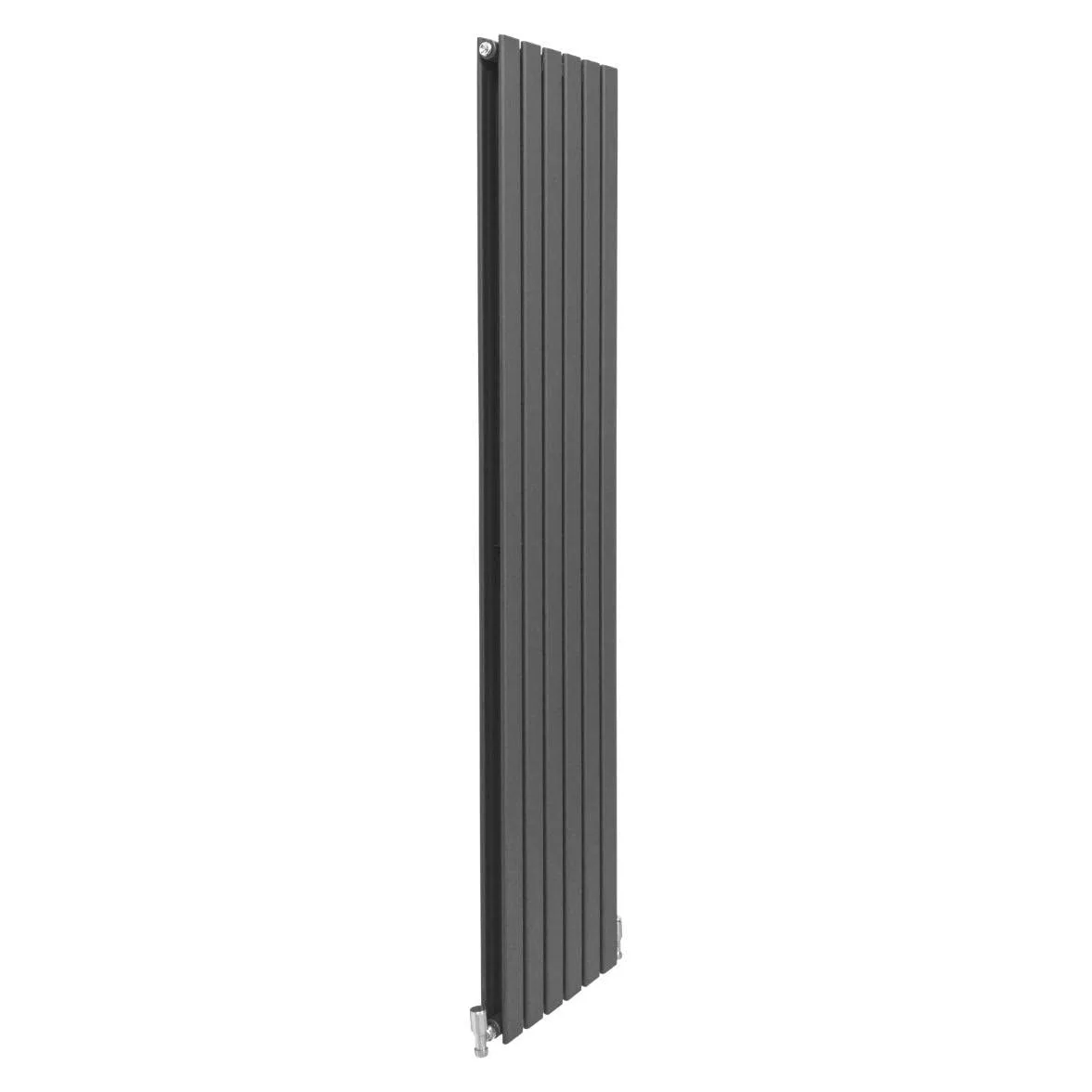 Radiatori Termosifoni in Acciaio Calorifero a Doppio Strato a Pannelli Piatti Riscaldamento Centralizzato Colonna Termosifone Orizzontale Radiatore a Parete - Grigio Antracite - 180 x 42 cm