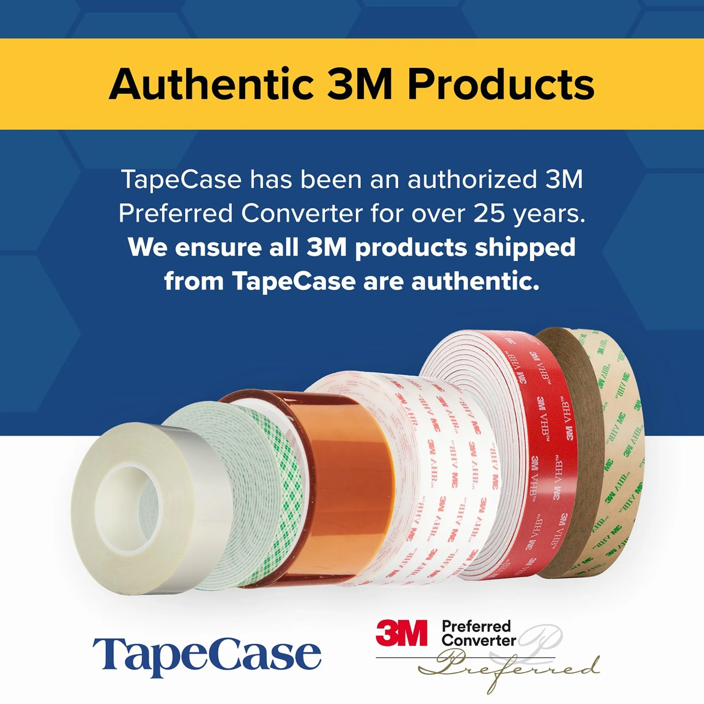 Tapecase 468 MP 20,3 cm x 54,9 m High performance adhesive transfer tape, convertito da 3 m 468 MP, 20,3 cm x 54,9 m rotolo