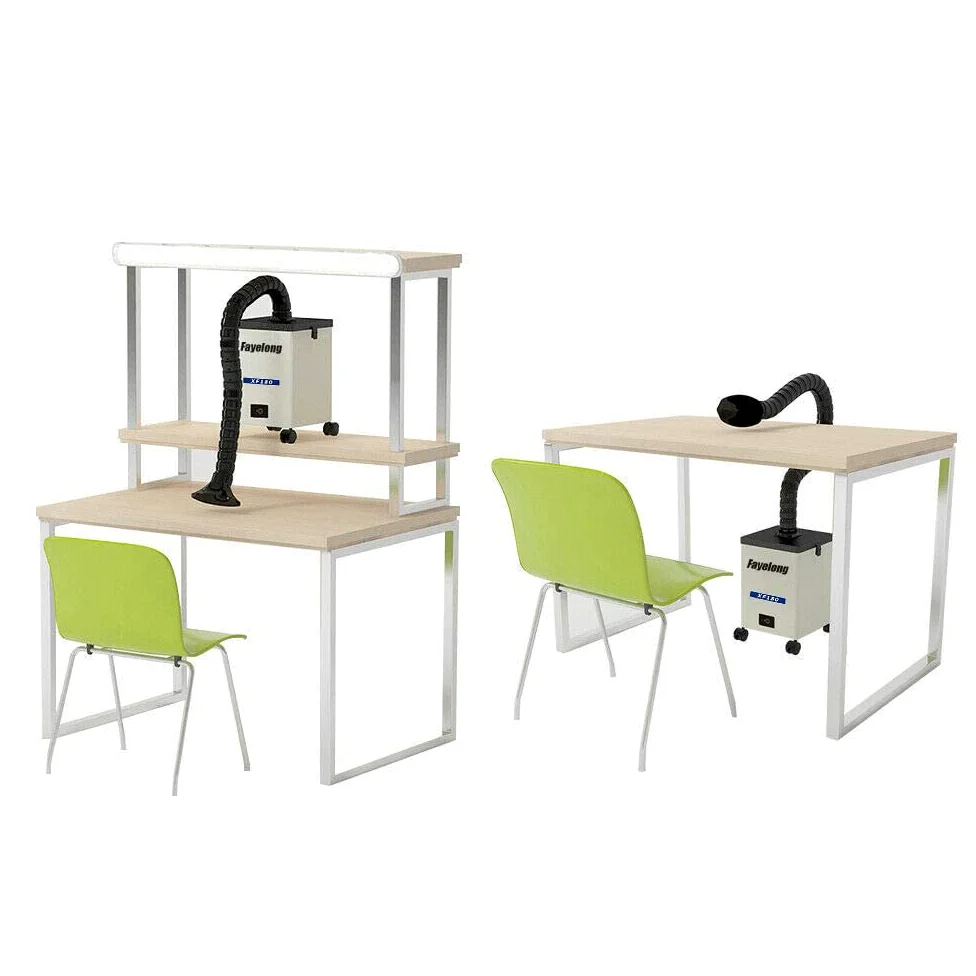Fayelong Assorbitore Aspiratore Estrattore Di Fumo Saldatura Portatile Filtrazione A Tre Strati Con Copertura In Gomma 220V