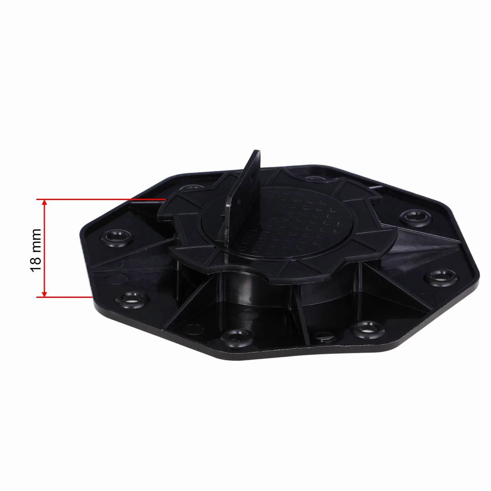 XPOtool Set 100 supporti per pavimenti galleggianti, Altezza regolabile 18-25mm Max 2700 kg, Piedini per Decking