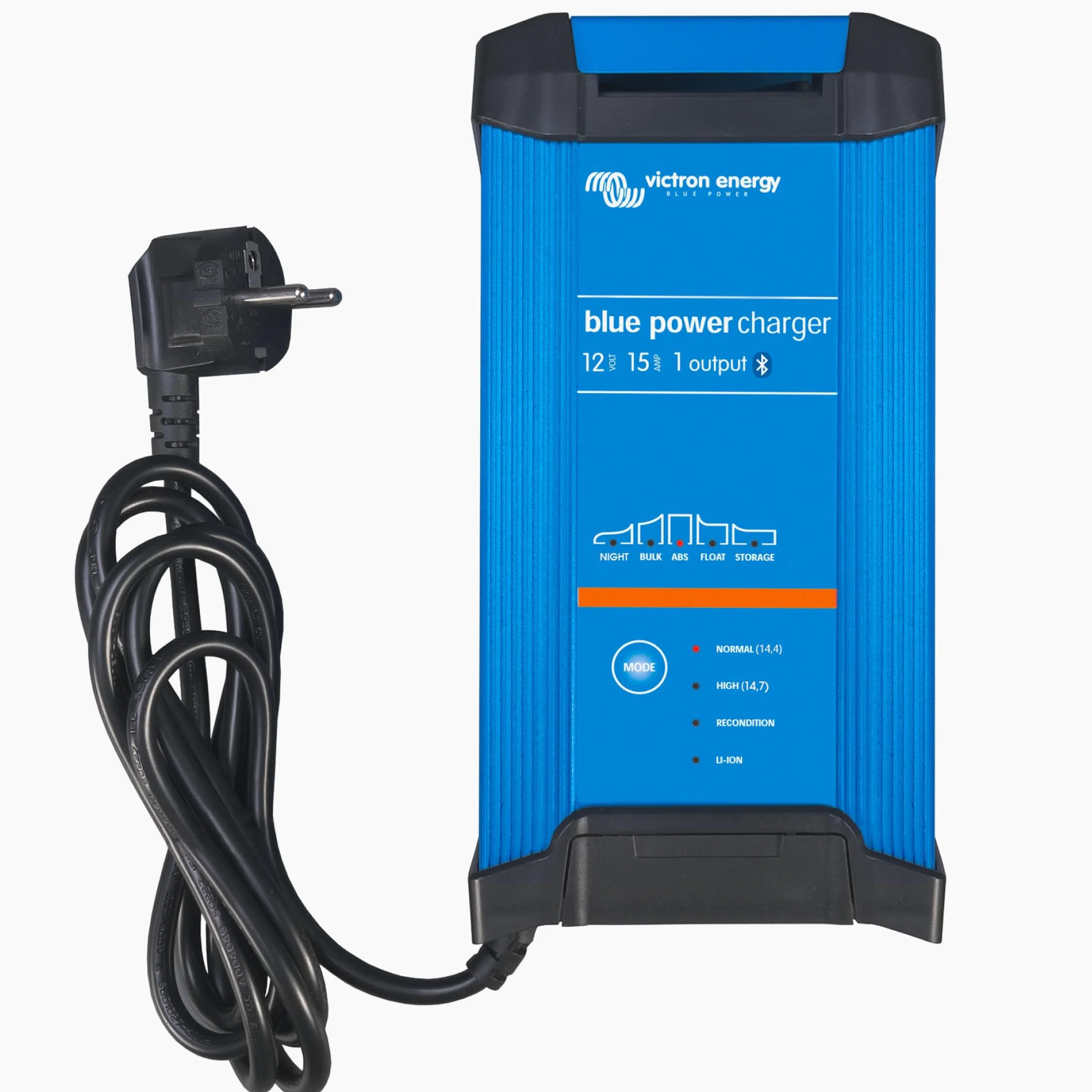 Victron Energy Blue Smart IP22 12-Volt 15 amp 230V, Caricatore Batteria a Singola Uscita CEE 7/7, Bluetooth