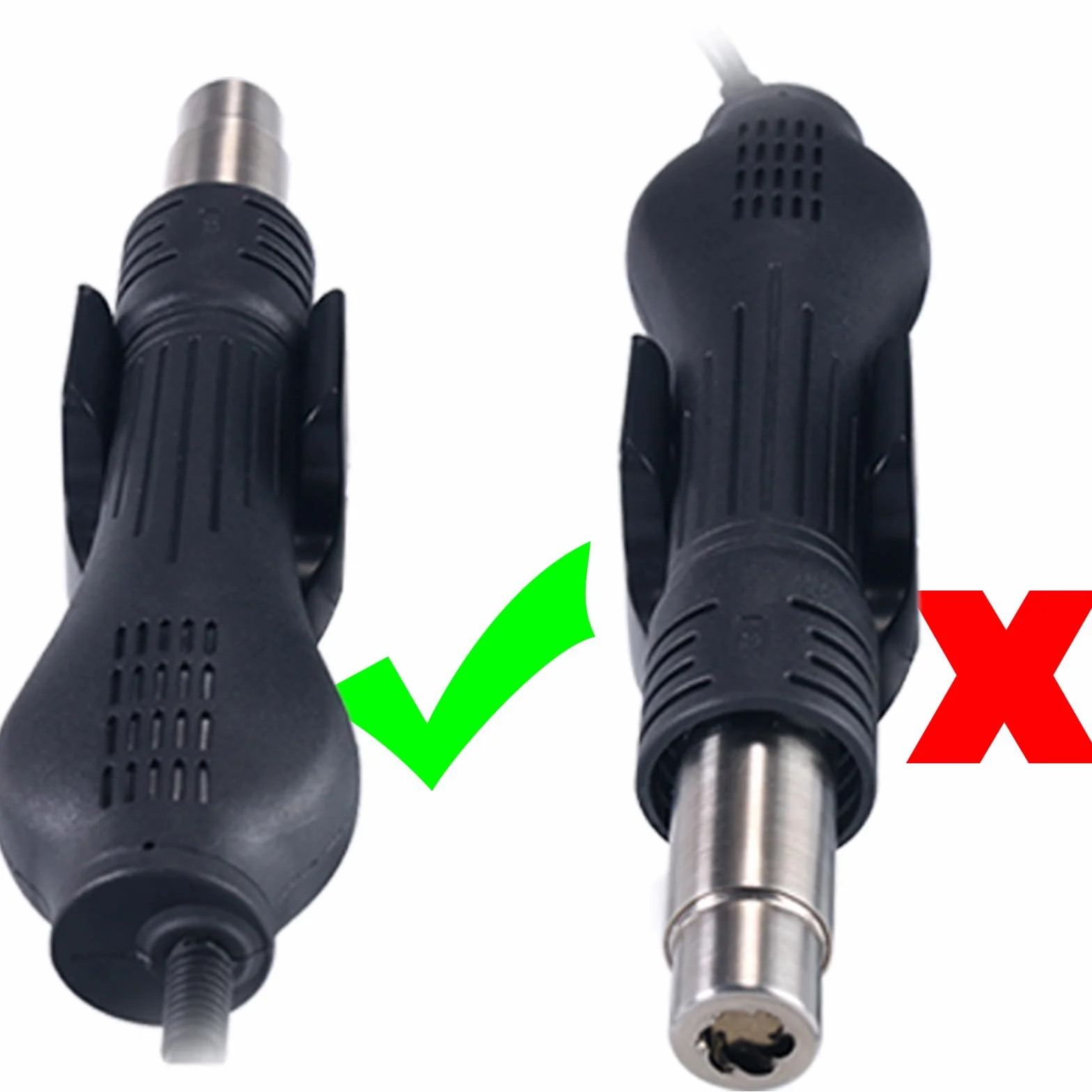 YIHUA 853D 5A-II Professionale Stazione Saldatore Saldante Aria Calda Alimentatore da Banco 3-IN-1 0-30.00V 0-5.0000A regolabile con 21 accessori(EU PLUG)