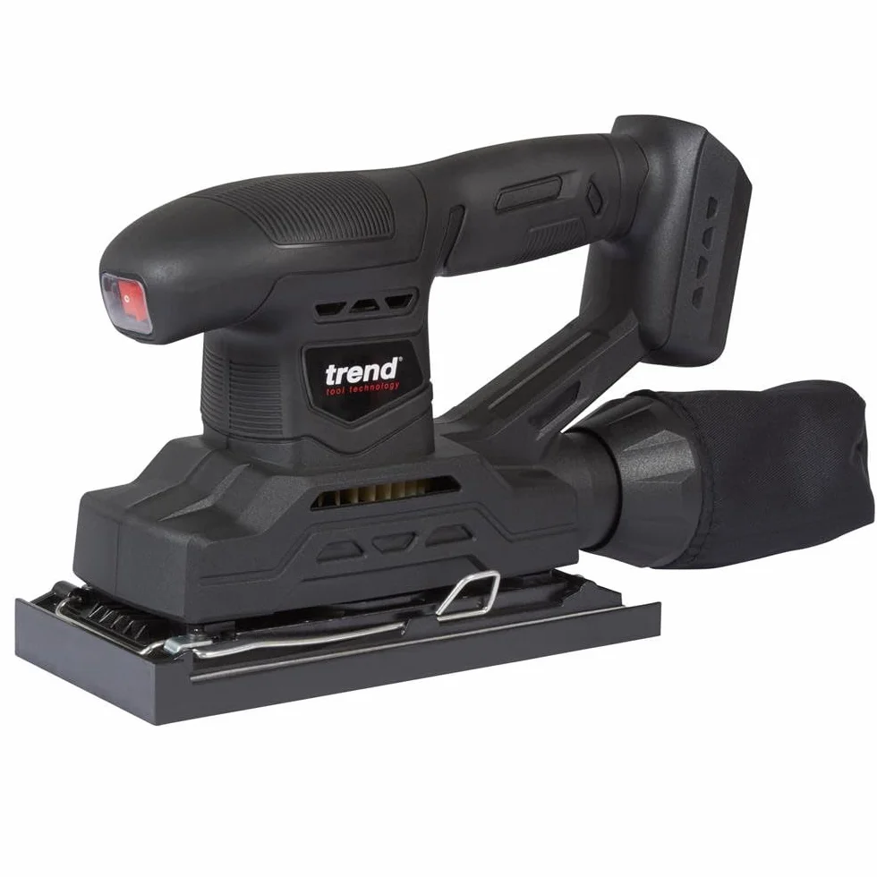 Trend Levigatrice a batteria per terzo foglio 18V (utensile nudo), T18S/TSSB