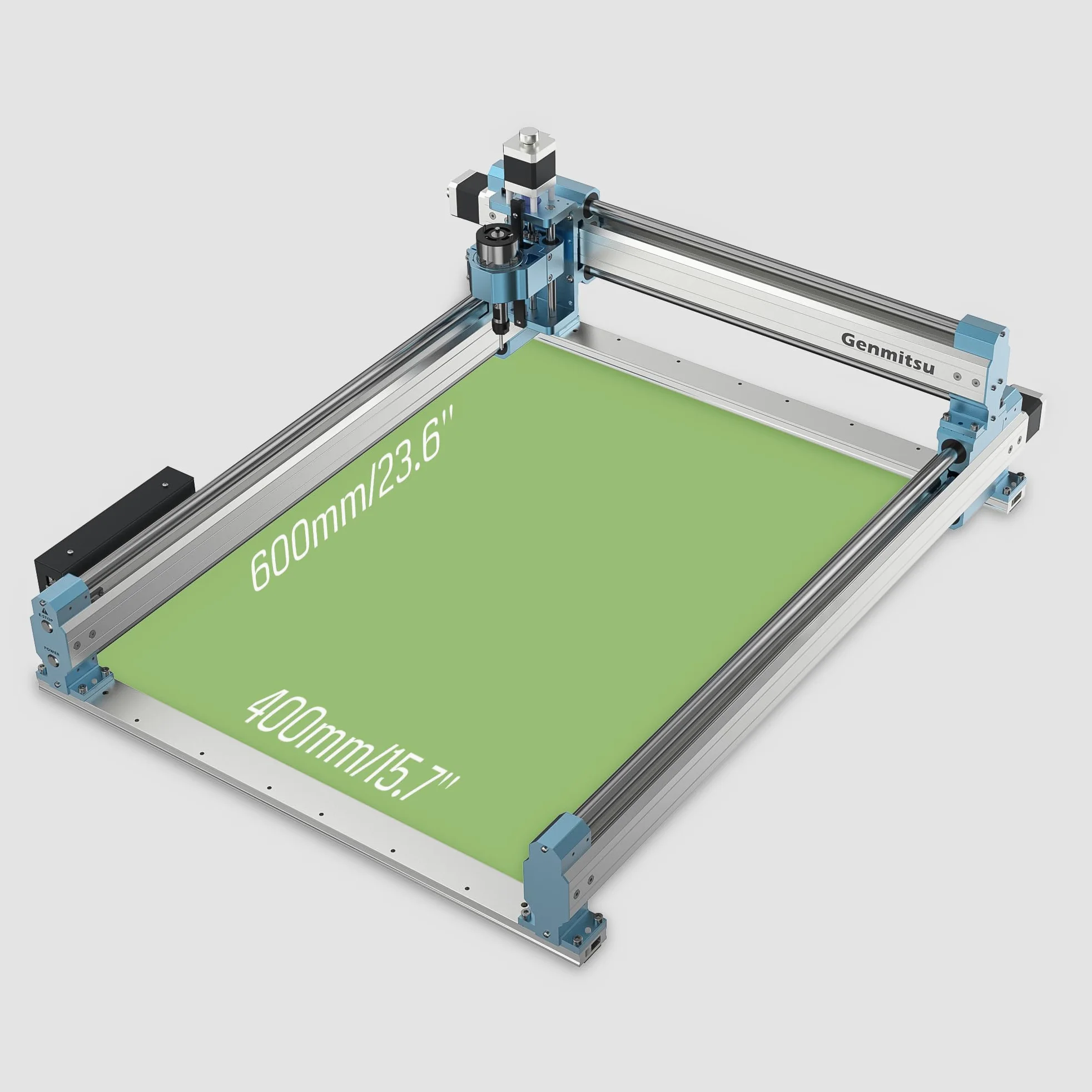 Genmitsu Kit di estensione per asse Y 4040-PRO, aggiornamento 4040 a 4060, accessori CNC per router CNC 4040-PRO, area di lavoro estesa 400 x 600 mm