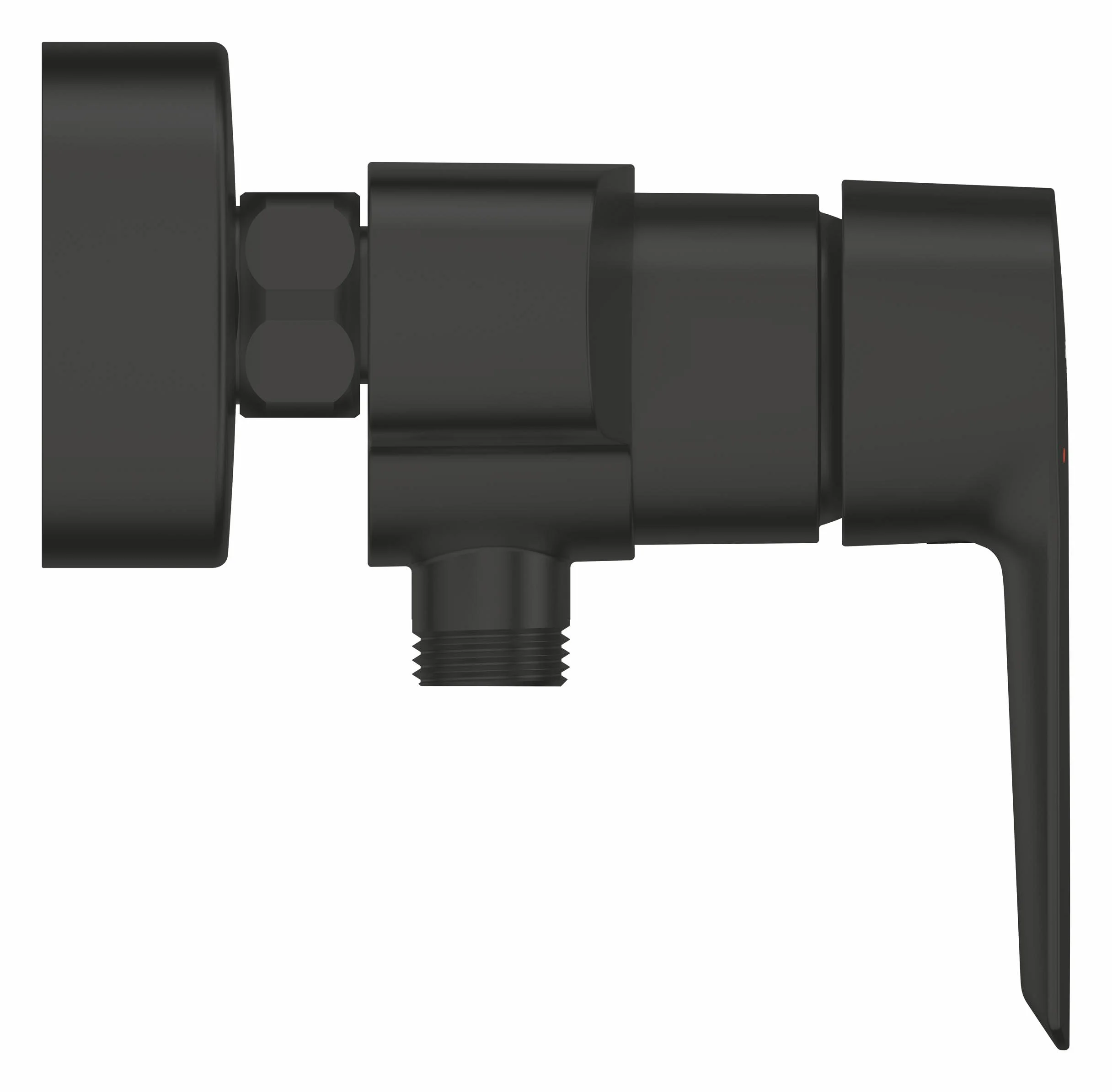 GROHE Start - Miscelatore monocomando con limitatore di temperatura, quantità regolabile, montaggio a parete), nero opaco 322792432